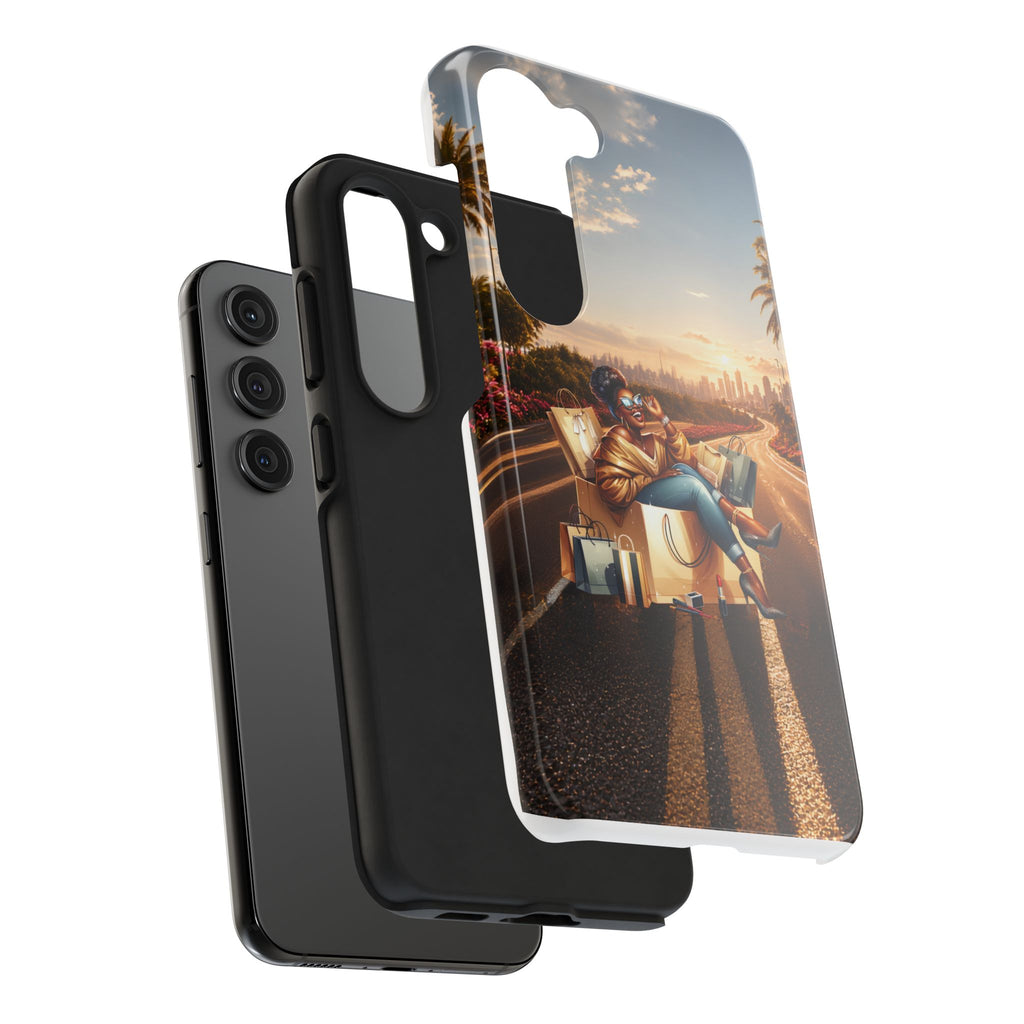 Sunset Roadtrip Tough Phone Case — Relaxed Traveler Design