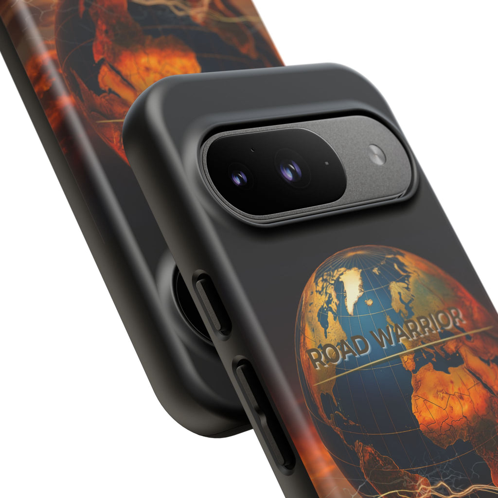 Truck Driver Phone Case — 'Global Road Warrior' Semi Truck Globe Tough Phone Cover