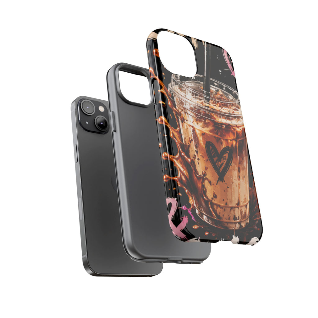 Iced Coffee Phone Case – 'Iced Coffee latte: Stylish Protective Case