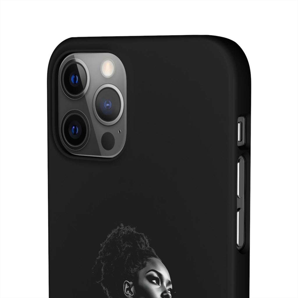 Phone Case — "Long Haul Loyalty" Black Portrait Snap Case
