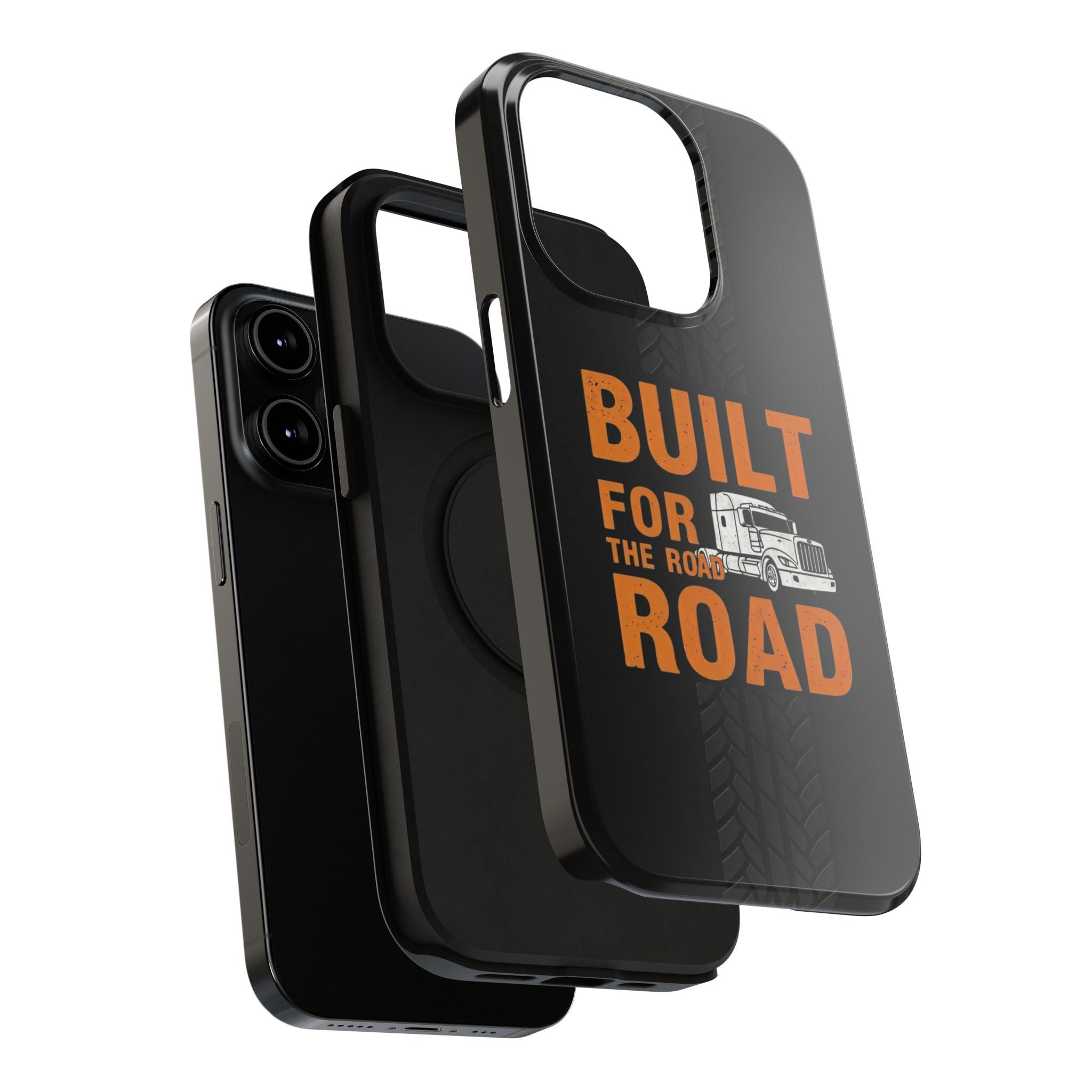 Phone Case — "Built for the Road" Truck Tire-Track Impact-Resistant Case