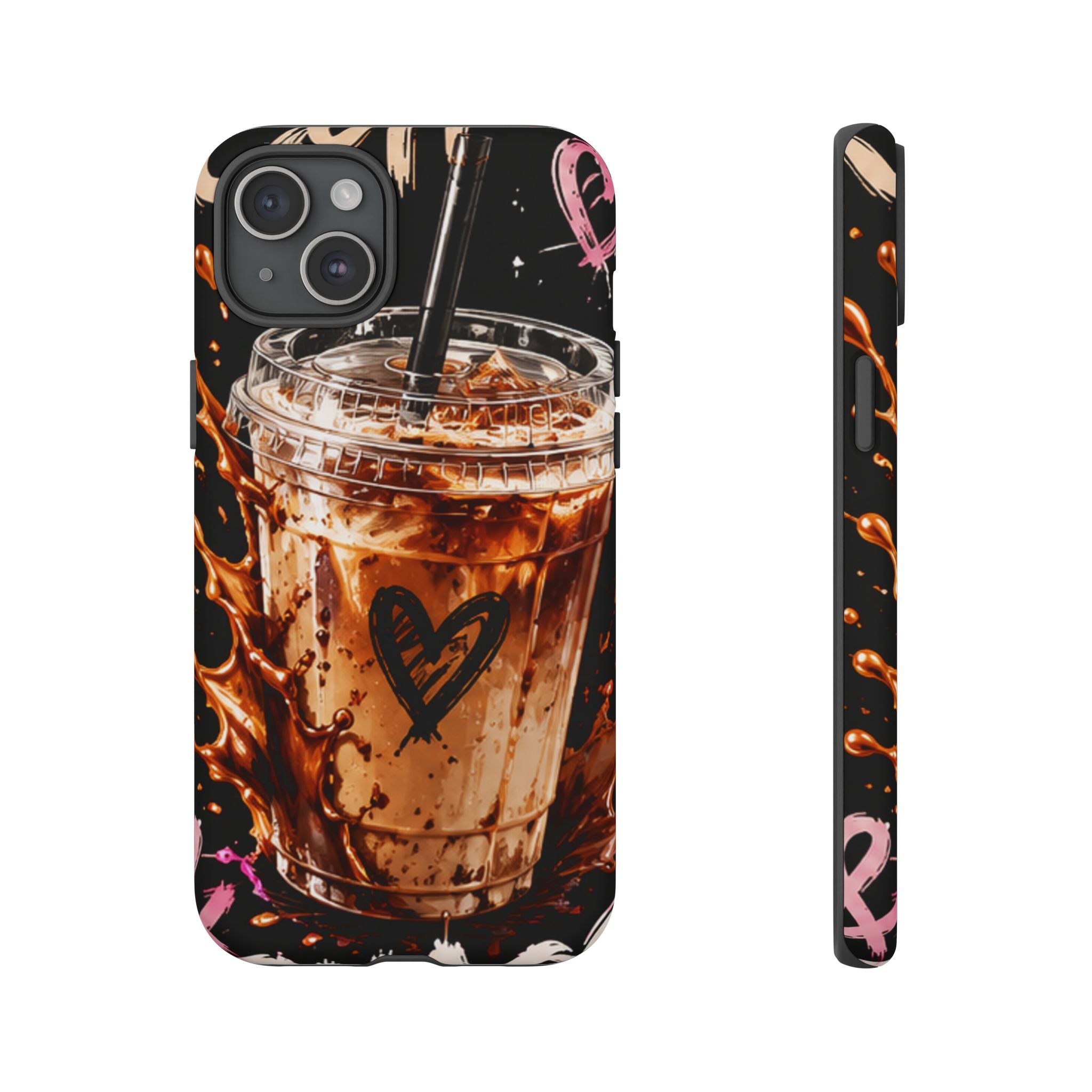 Iced Coffee Phone Case – 'Iced Coffee latte: Stylish Protective Case