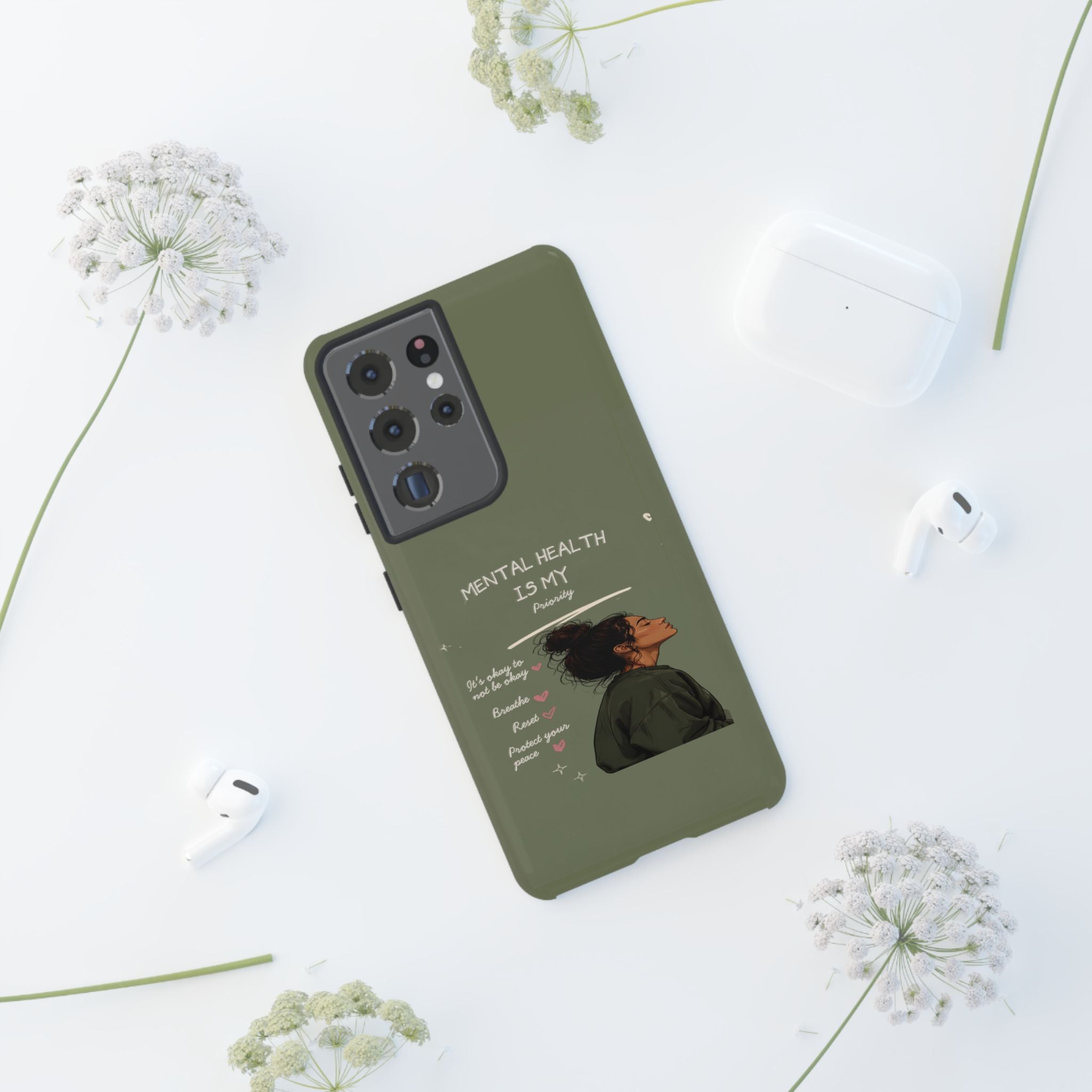 Mental Health Is My Priority Phone Case — Inspirational Protective iPhone Cover