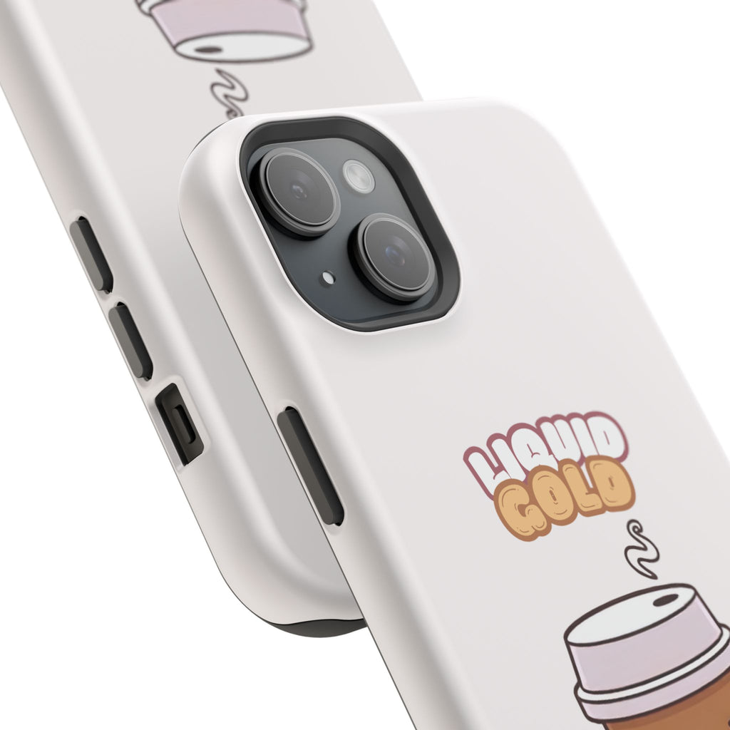 Coffee Cup Phone Case – “Liquid Gold” Cute Kawaii Espresso Impact-Resistant Case