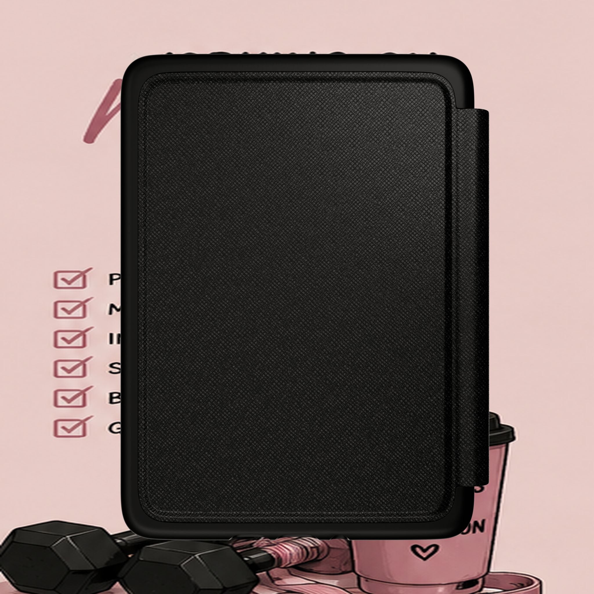 Kindle Case — "Working on Myself" Self-Care Protective Cover