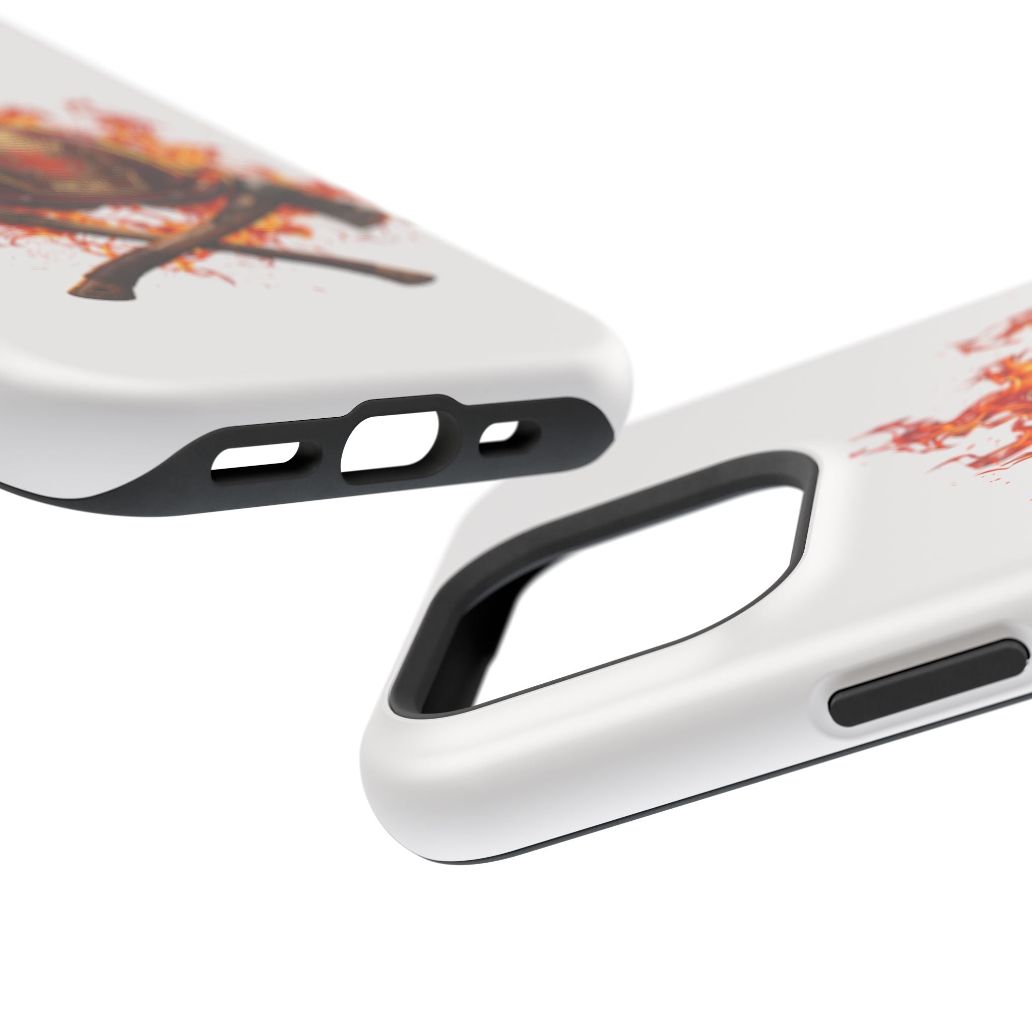 Firefighter Helmet Flames Phone Case — Station 117 Magnetic Impact-Resistant Case