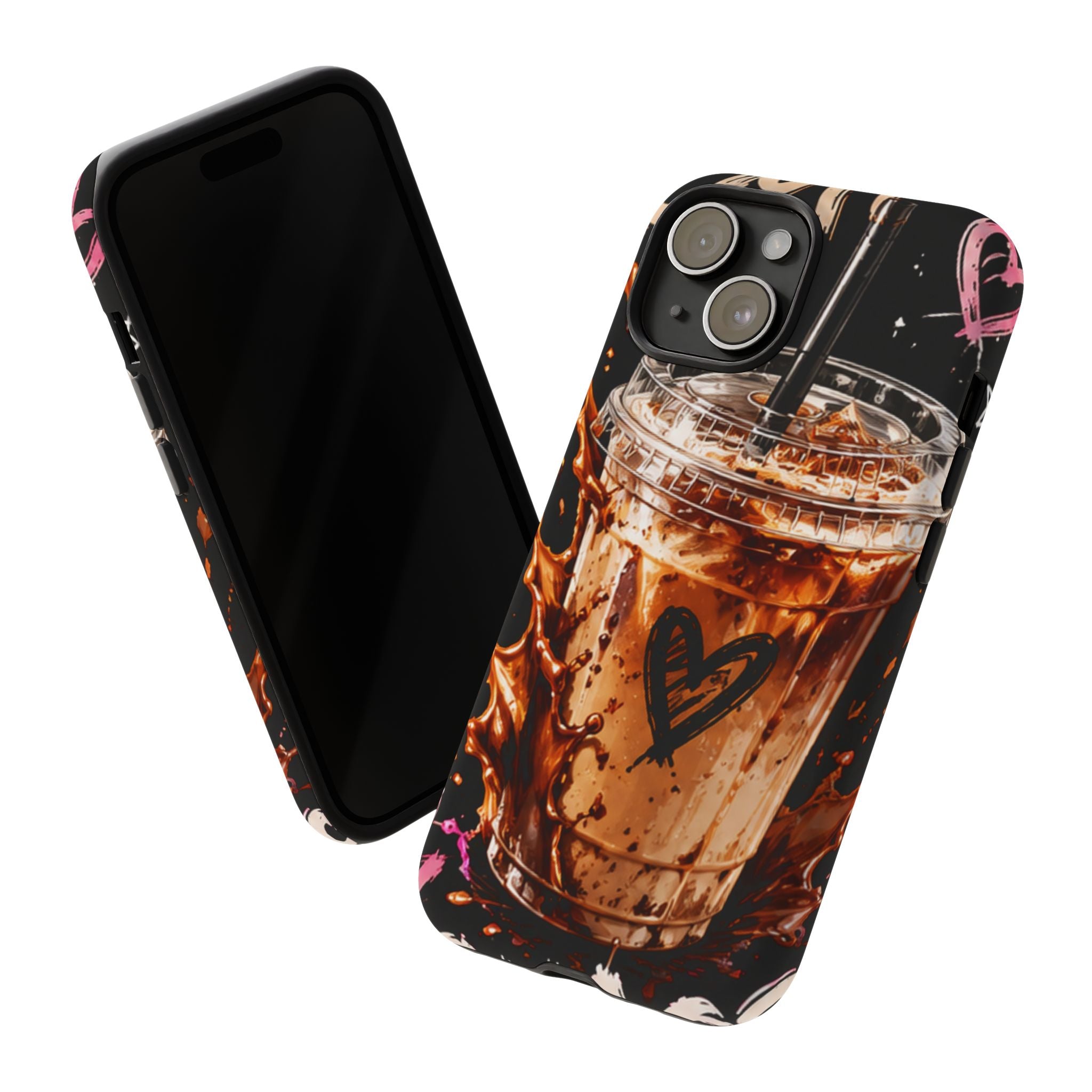 Iced Coffee Phone Case – 'Iced Coffee latte: Stylish Protective Case