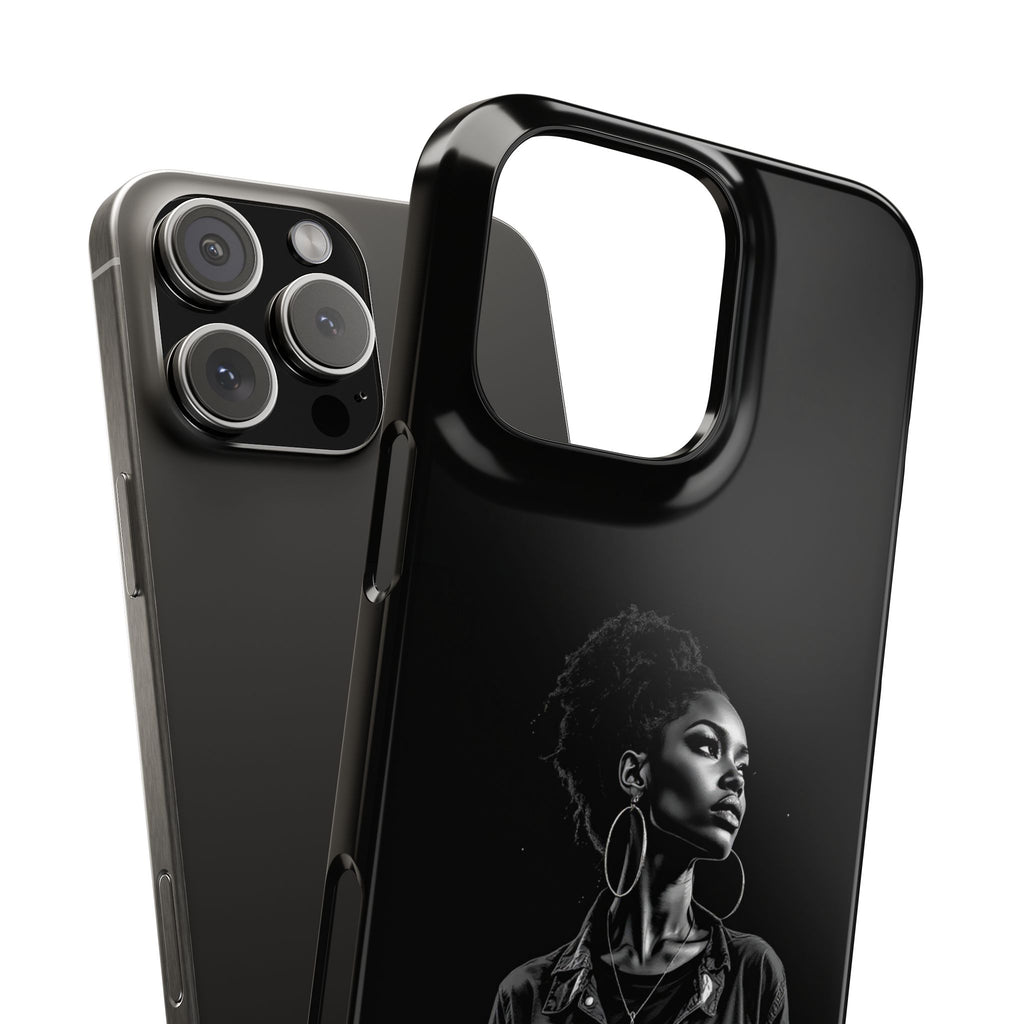Phone Case — "Long Haul Loyalty" Black Portrait Snap Case