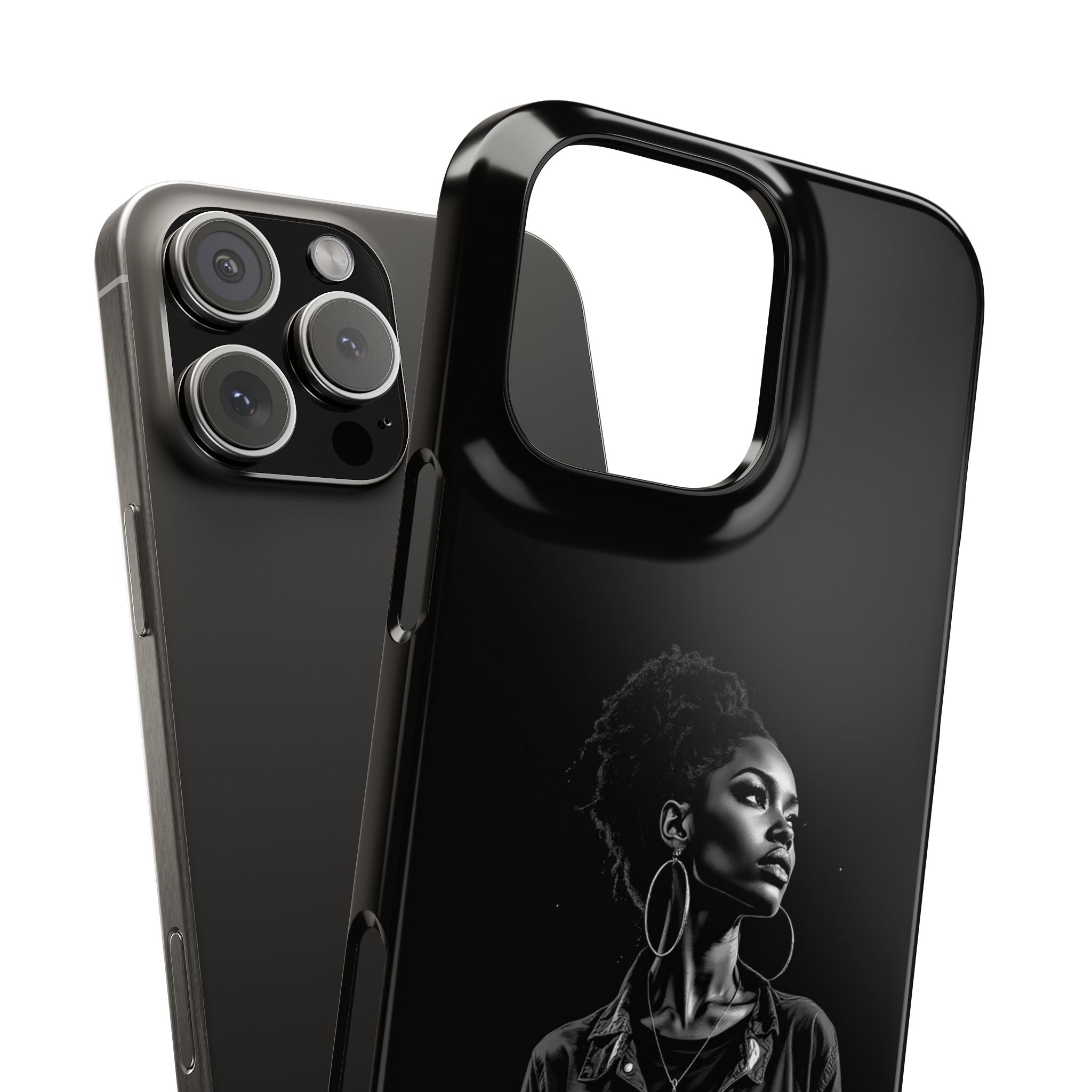 Phone Case — "Long Haul Loyalty" Black Portrait Snap Case