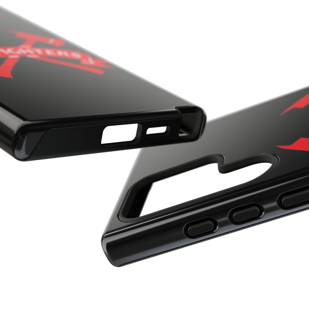 Firefighters Tough Phone Case — Red Crossed Axes Design