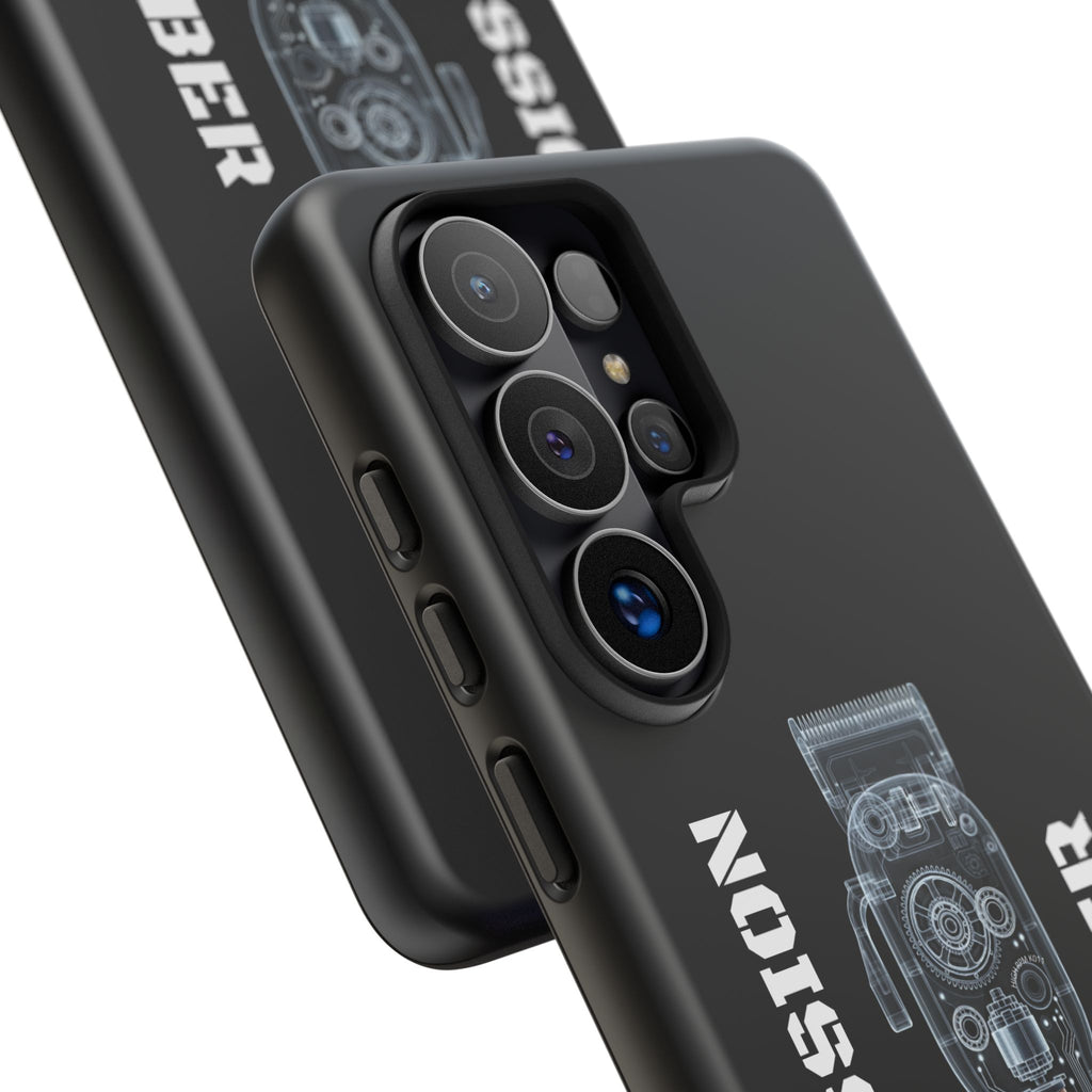 Barber Clip Cord X‑Ray Tough Phone Case – Professional Barber Gift