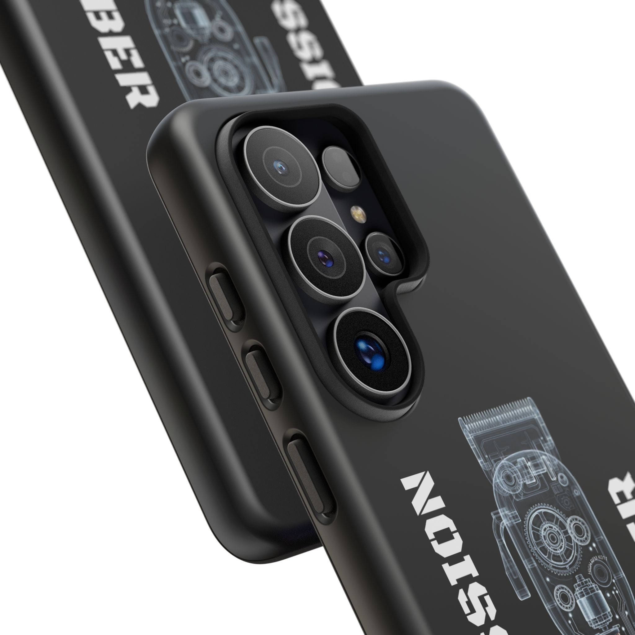 Barber Clip Cord X‑Ray Tough Phone Case – Professional Barber Gift