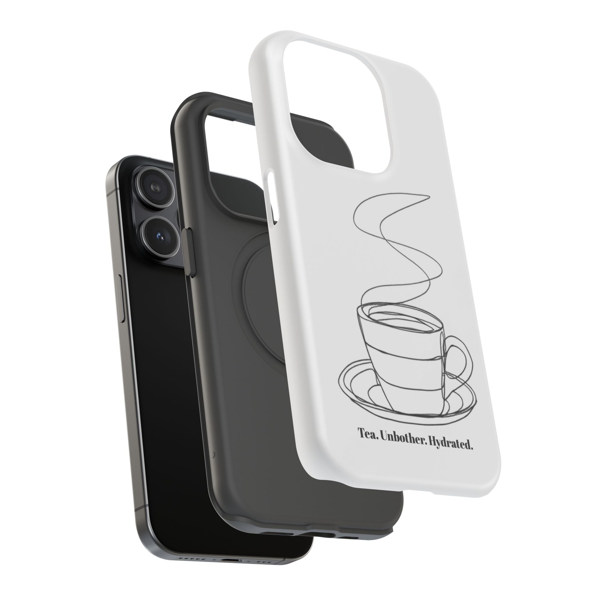 Tea Unbothered Hydrated Phone Case — Impact-Resistant