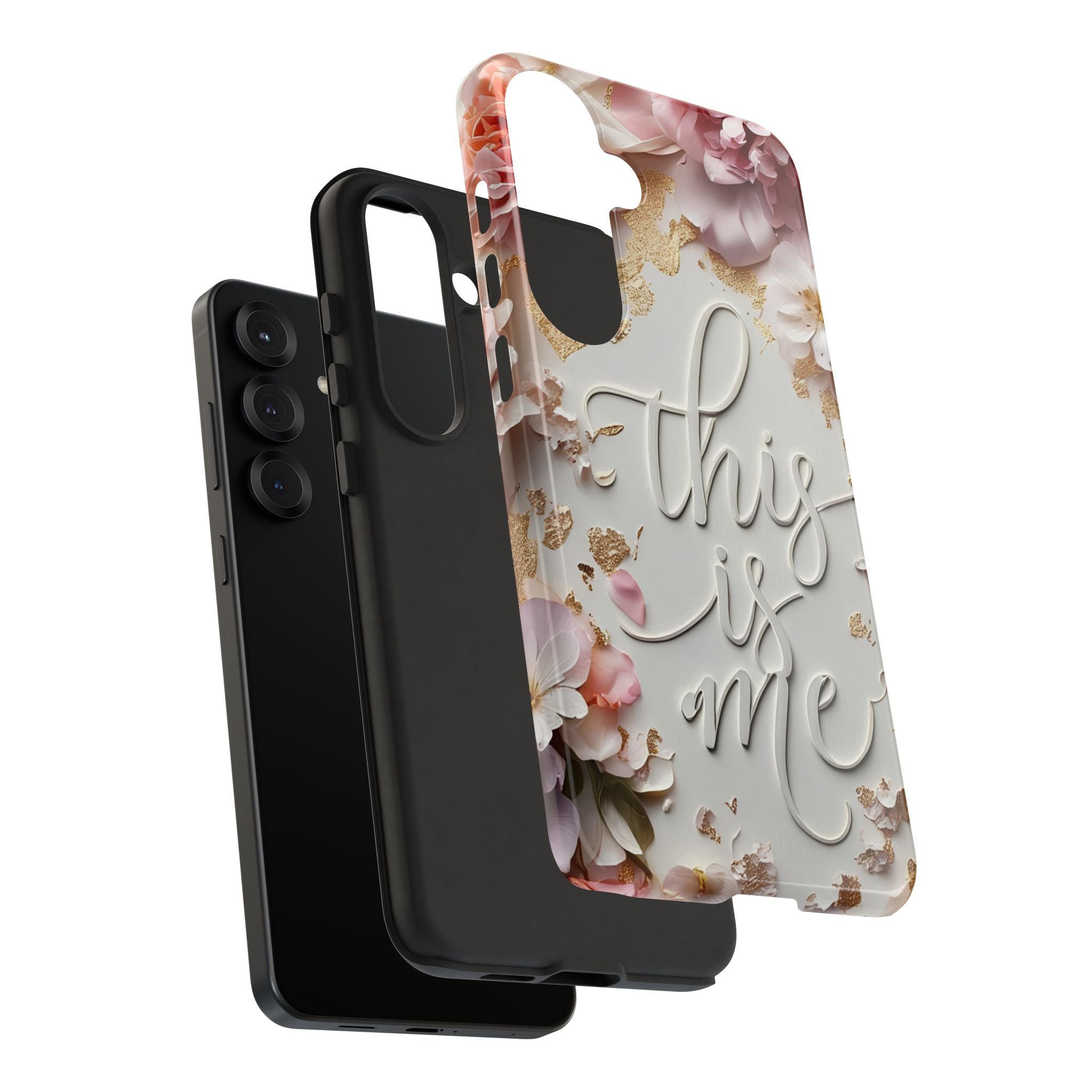Phone Case — "This Is Me" Floral Tough Case
