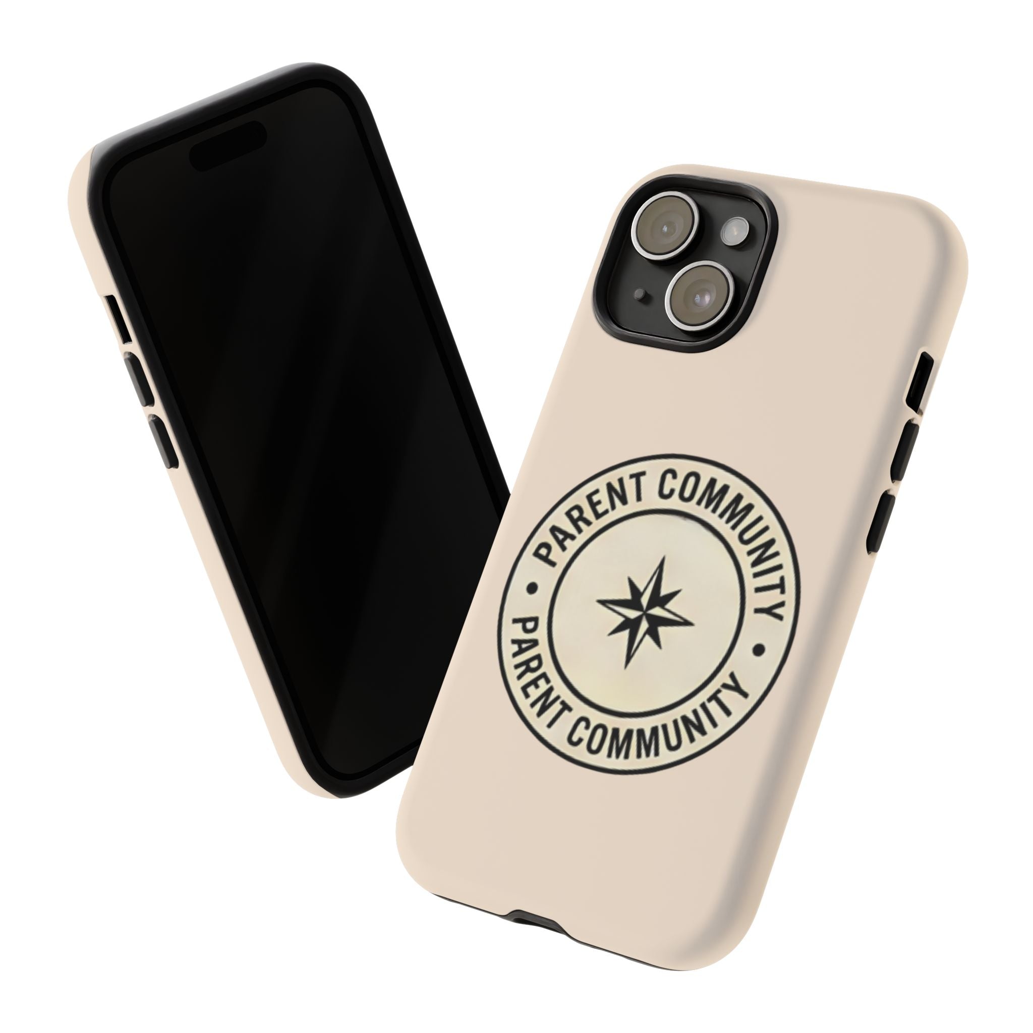 Parent Community Tough Phone Case — Durable Compass Logo Protective Cover