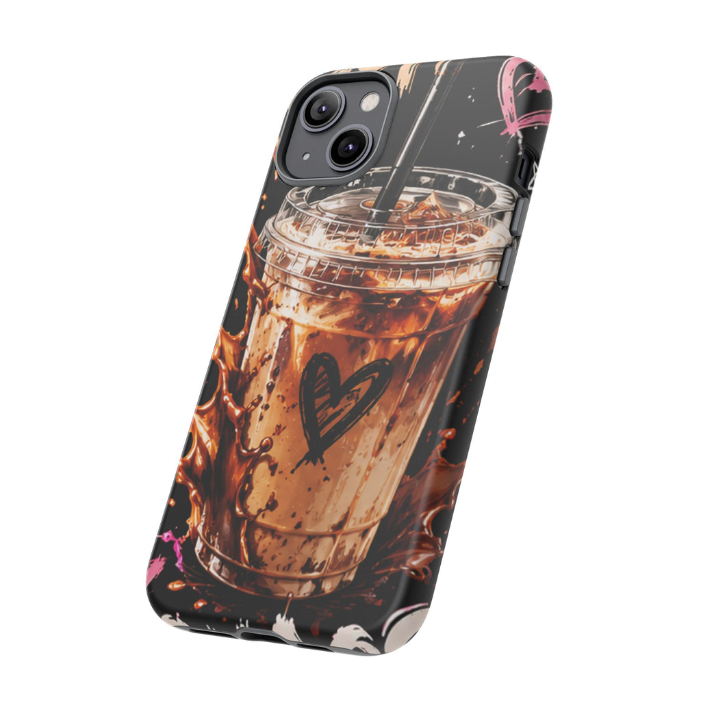 Iced Coffee Phone Case – 'Iced Coffee latte: Stylish Protective Case