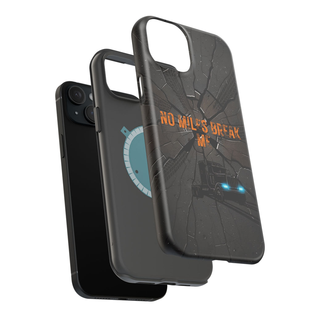 Phone Case — Fiery Semi Truck Magnetic Impact-Resistant Case