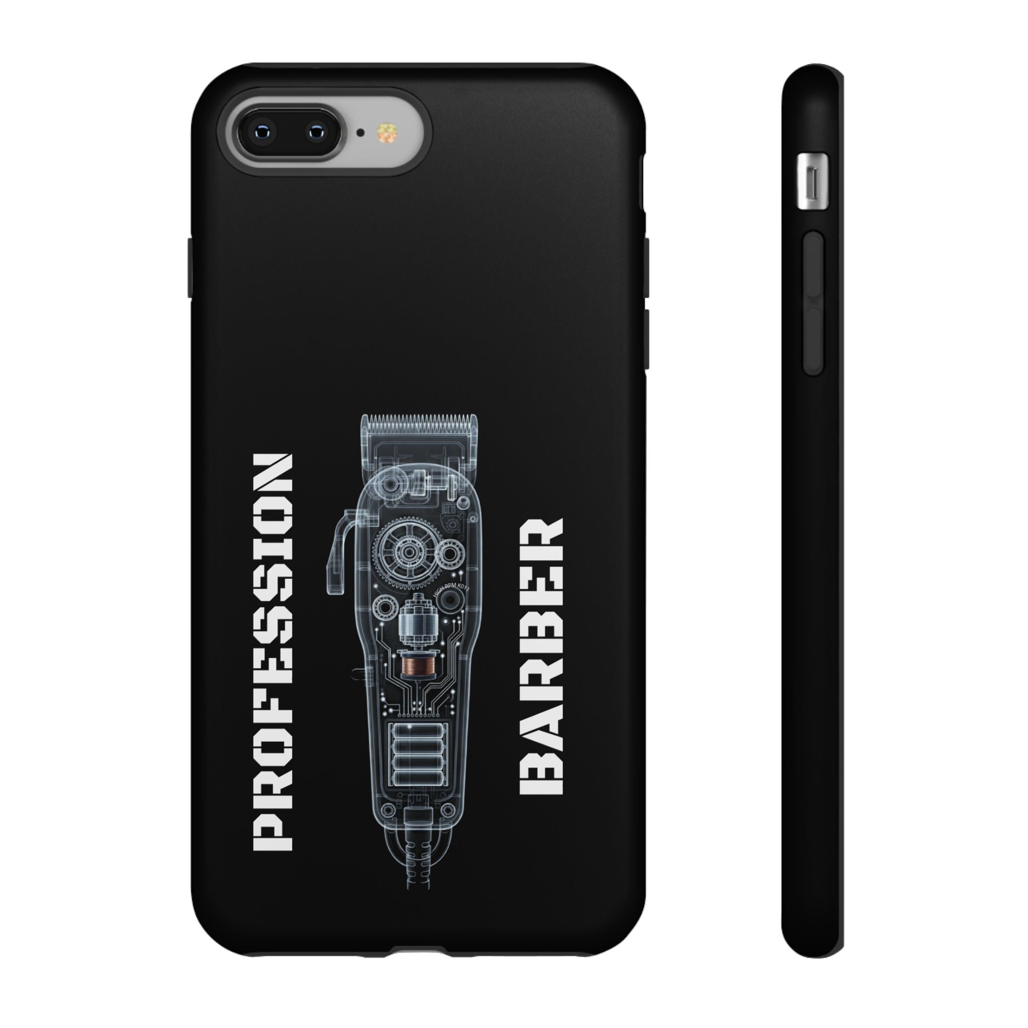 Barber Clip Cord X‑Ray Tough Phone Case – Professional Barber Gift