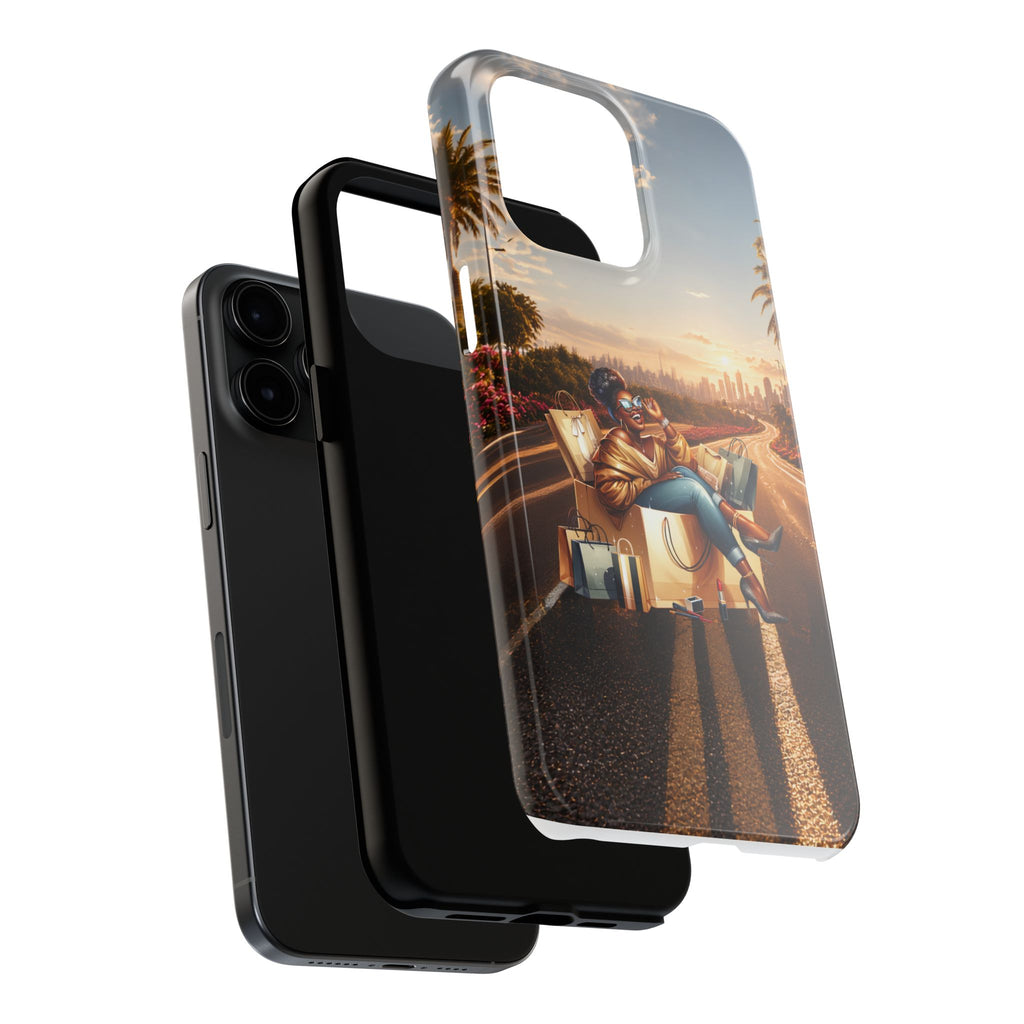 Sunset Roadtrip Tough Phone Case — Relaxed Traveler Design