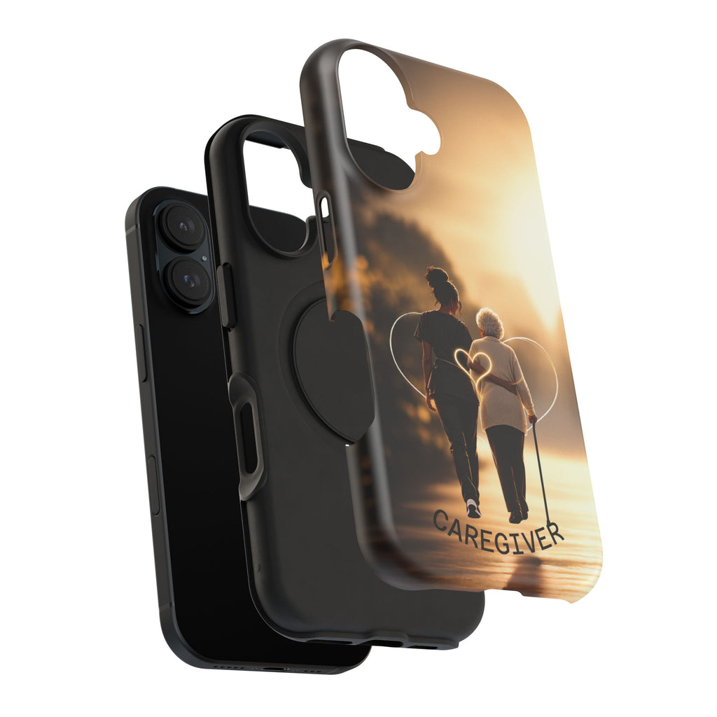 Caregiver Phone Case — Impact-Resistant Protective Case with Heart Design
