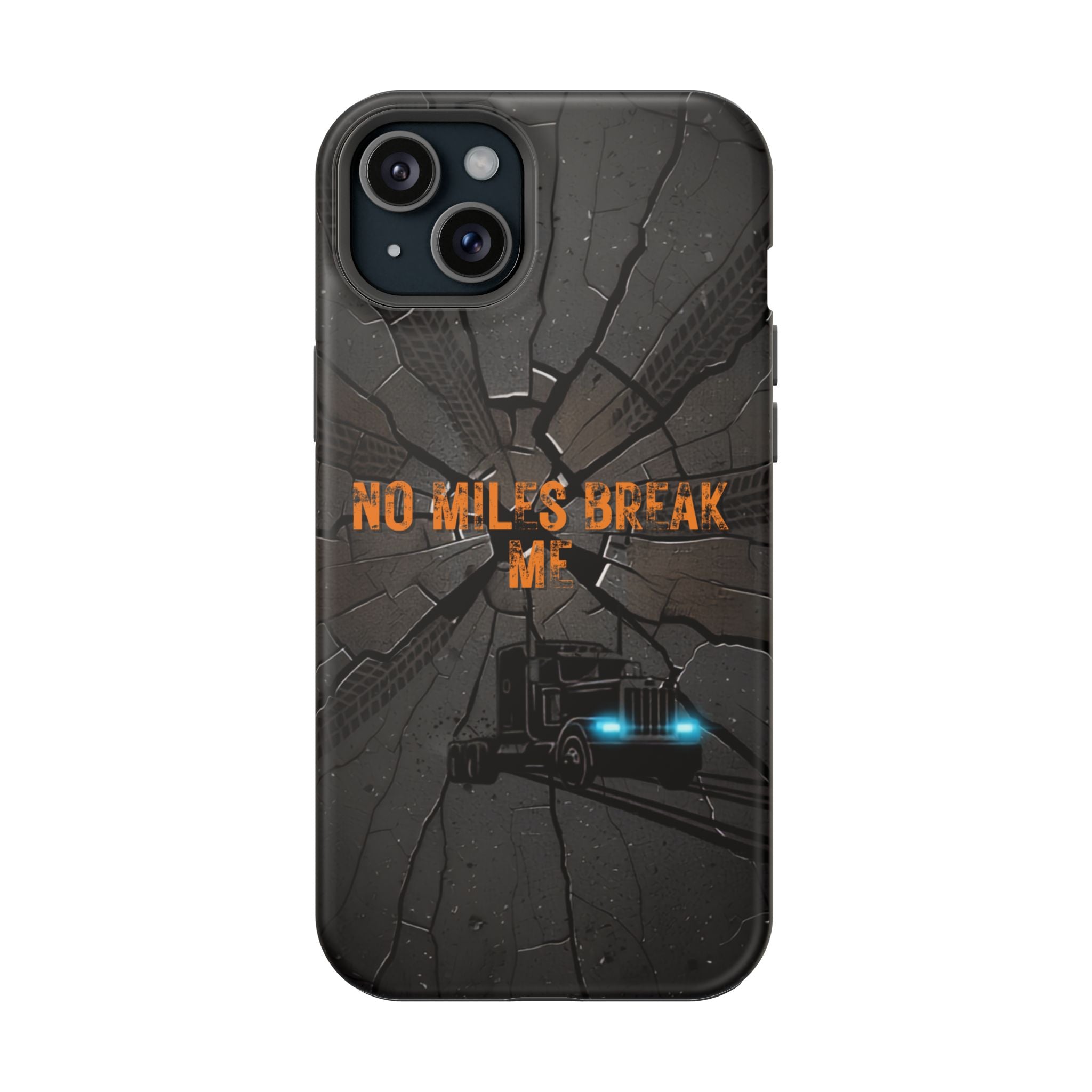 Phone Case — Fiery Semi Truck Magnetic Impact-Resistant Case