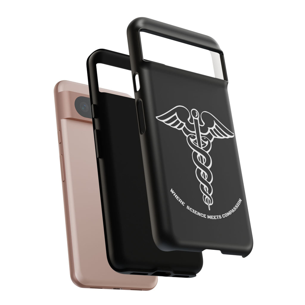 Medical Caduceus Phone Case — "Where Science Meets Compassion" Protective iPhone Cover
