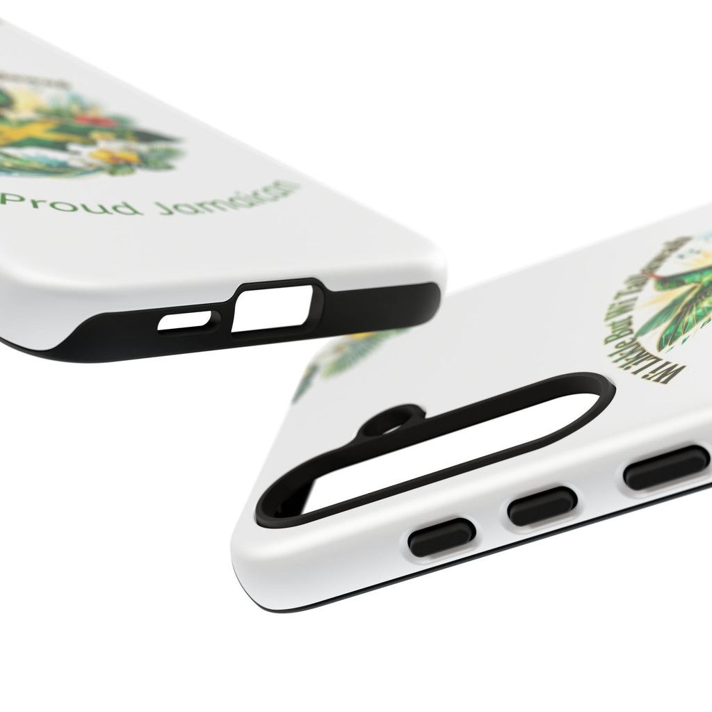 Jamaica Hummingbird Phone Case — “Wi Likkle But Wi Tallawah” Tropical Protective Cover