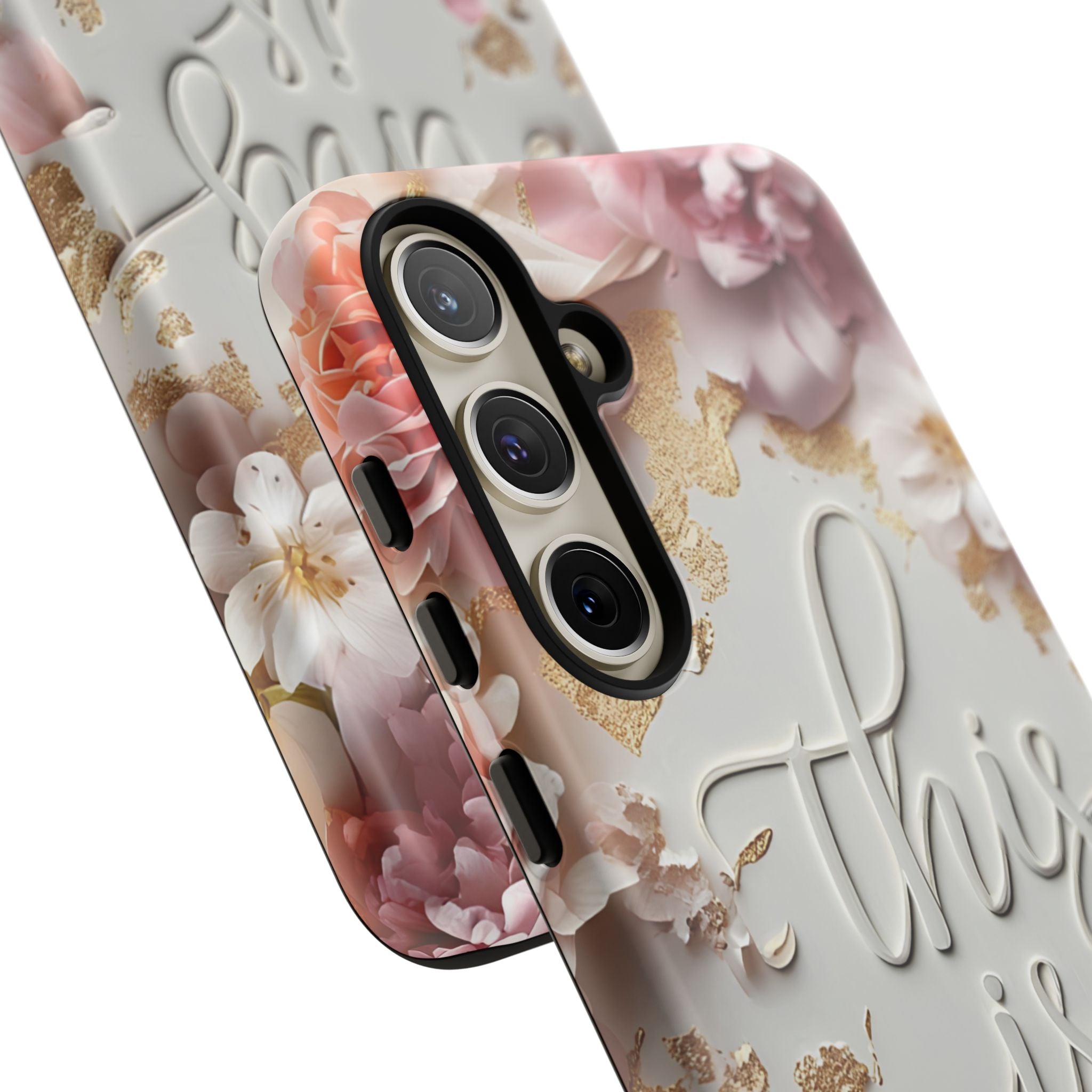 Phone Case — "This Is Me" Floral Tough Case
