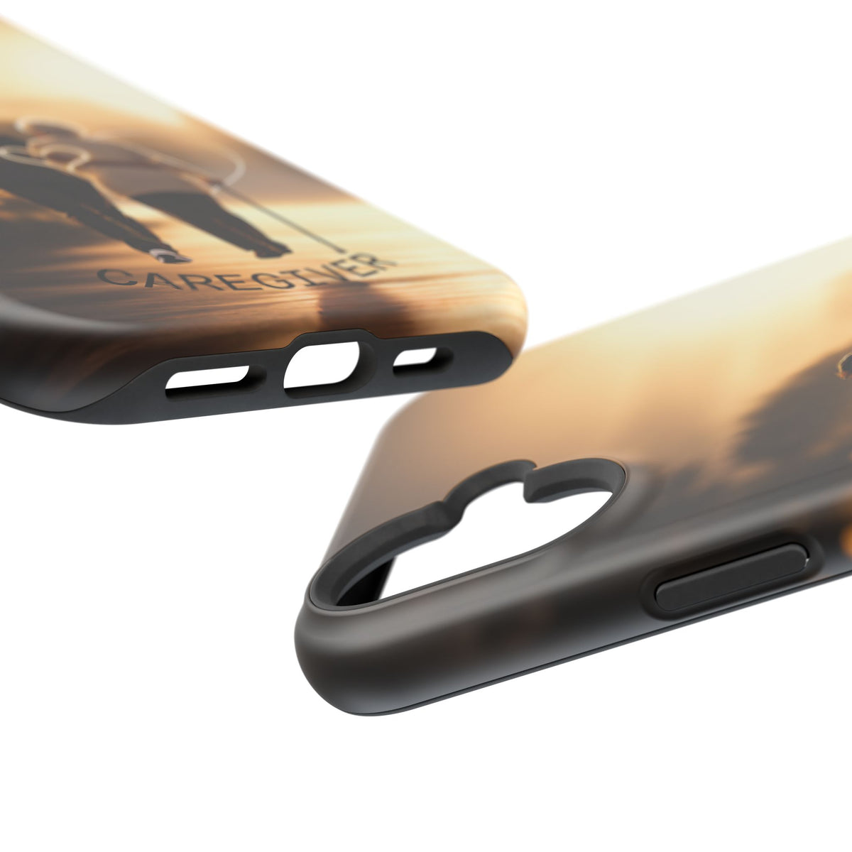 Caregiver Phone Case — Impact-Resistant Protective Case with Heart Design