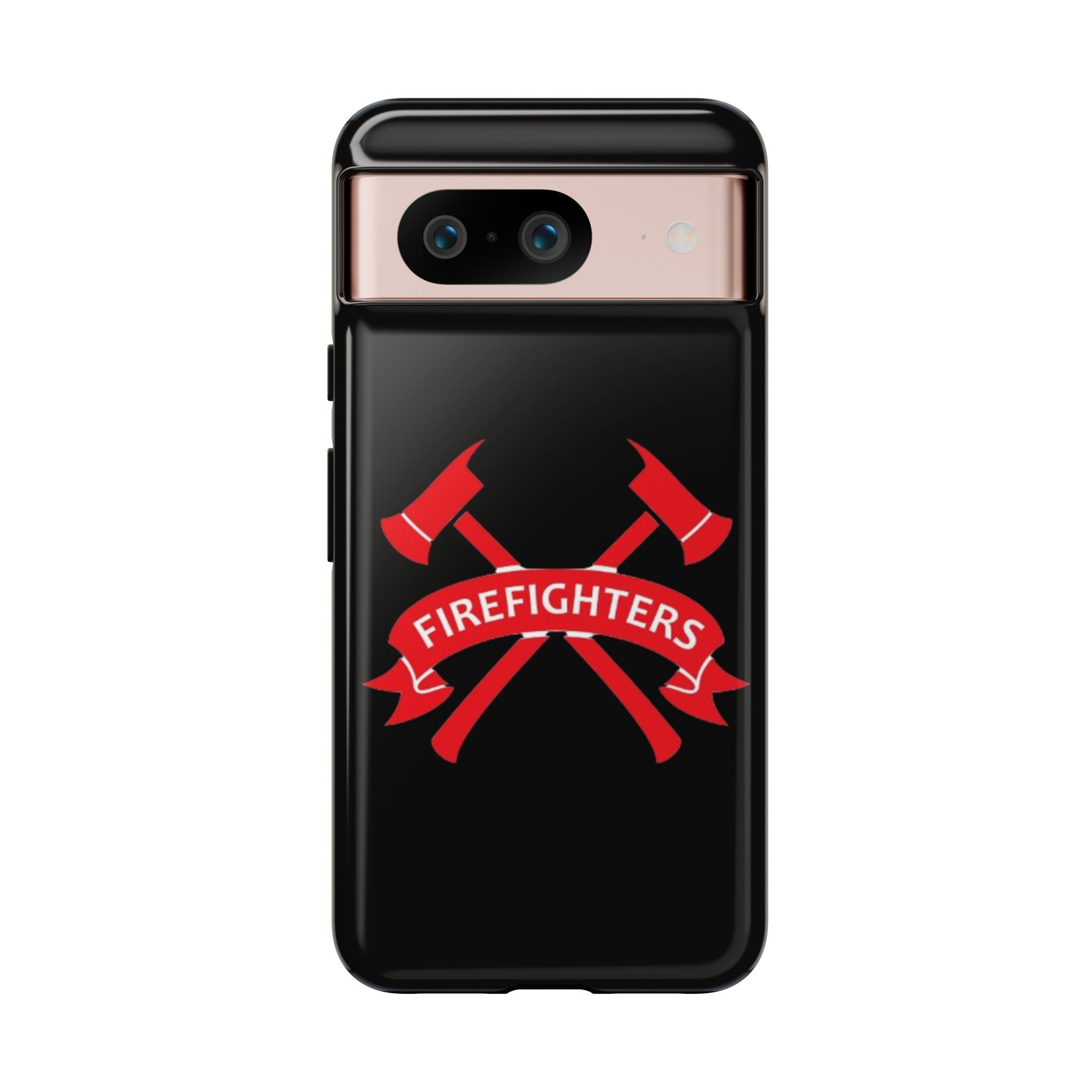 Firefighters Tough Phone Case — Red Crossed Axes Design