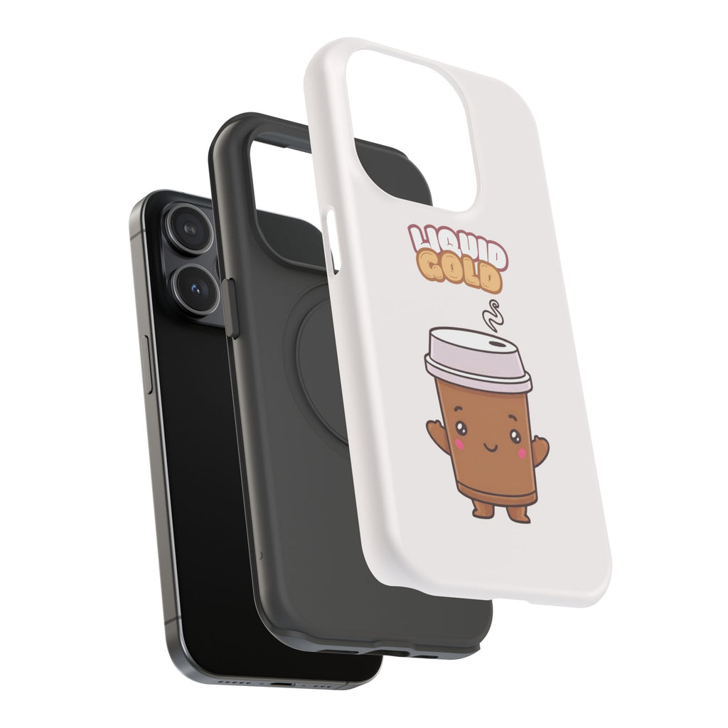 Coffee Cup Phone Case – “Liquid Gold” Cute Kawaii Espresso Impact-Resistant Case