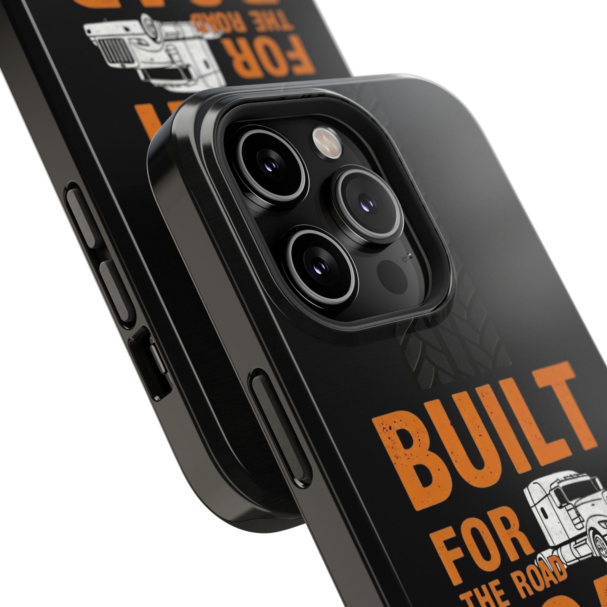 Phone Case — "Built for the Road" Truck Tire-Track Impact-Resistant Case