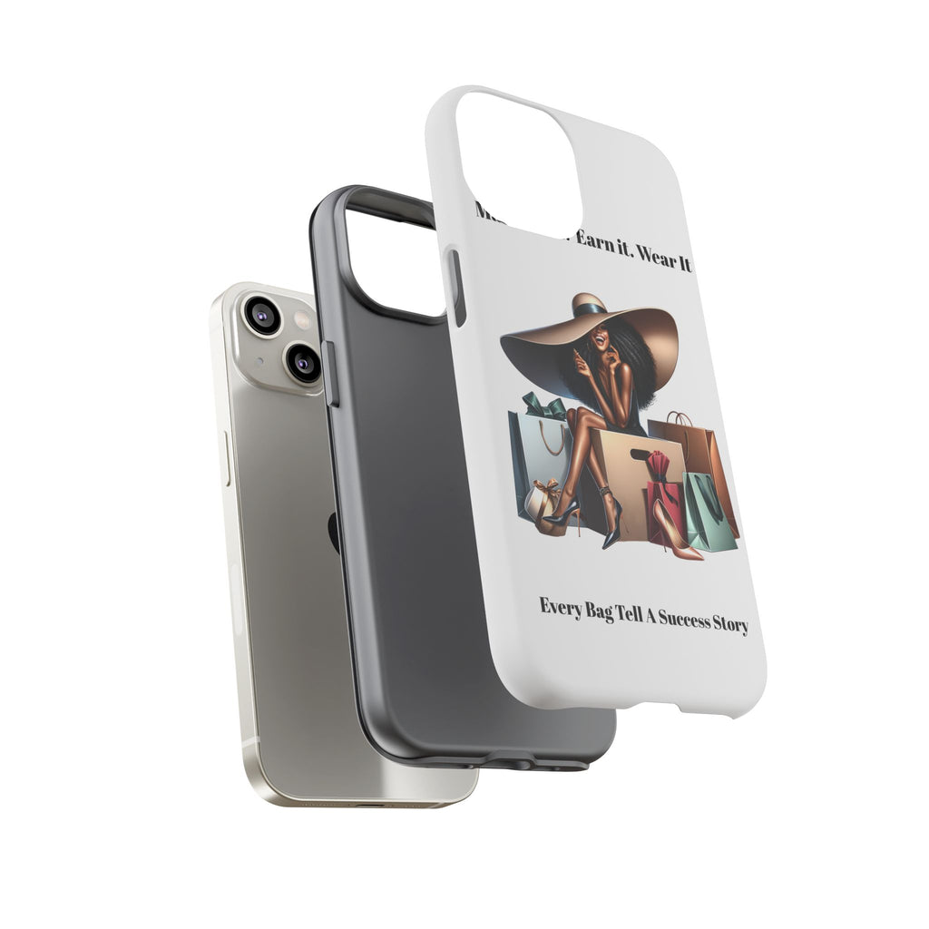 Phone Case - "Manifest It. Earn It. Wear It." Chic Shopper Design