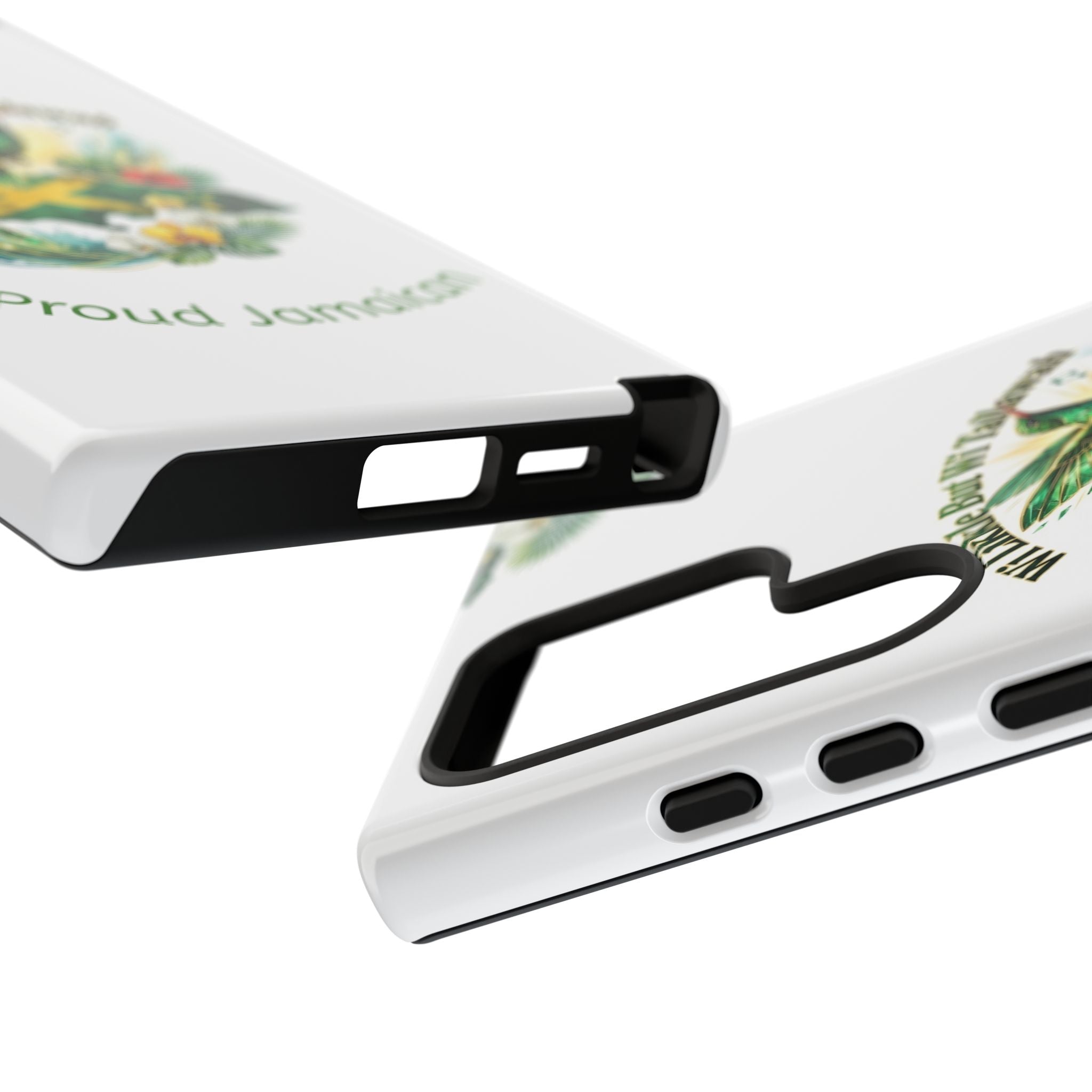 Jamaica Hummingbird Phone Case — “Wi Likkle But Wi Tallawah” Tropical Protective Cover