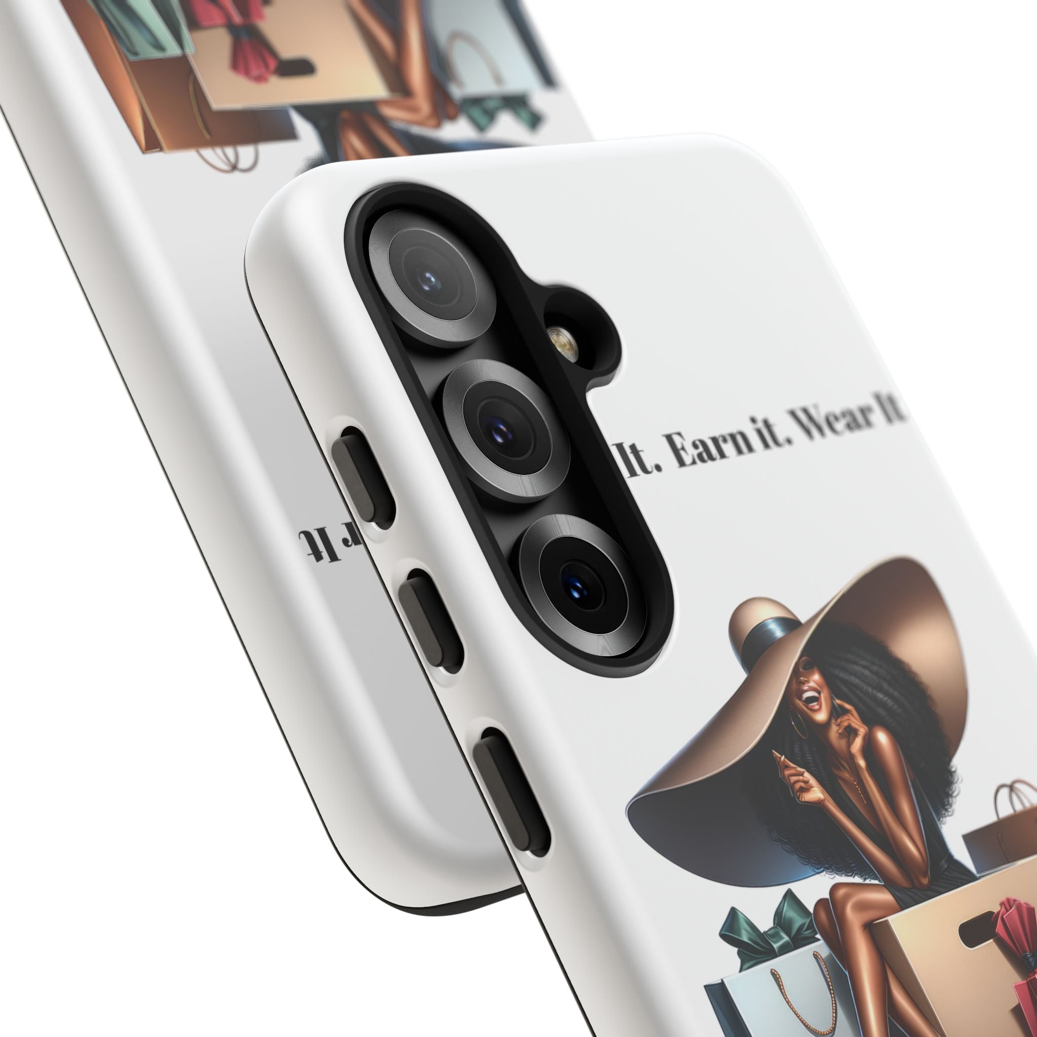 Phone Case - "Manifest It. Earn It. Wear It." Chic Shopper Design