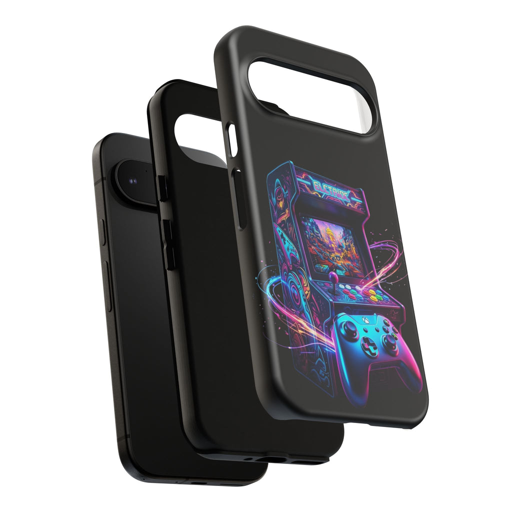 Retro Arcade Phone Case — Neon Gaming Controller Design