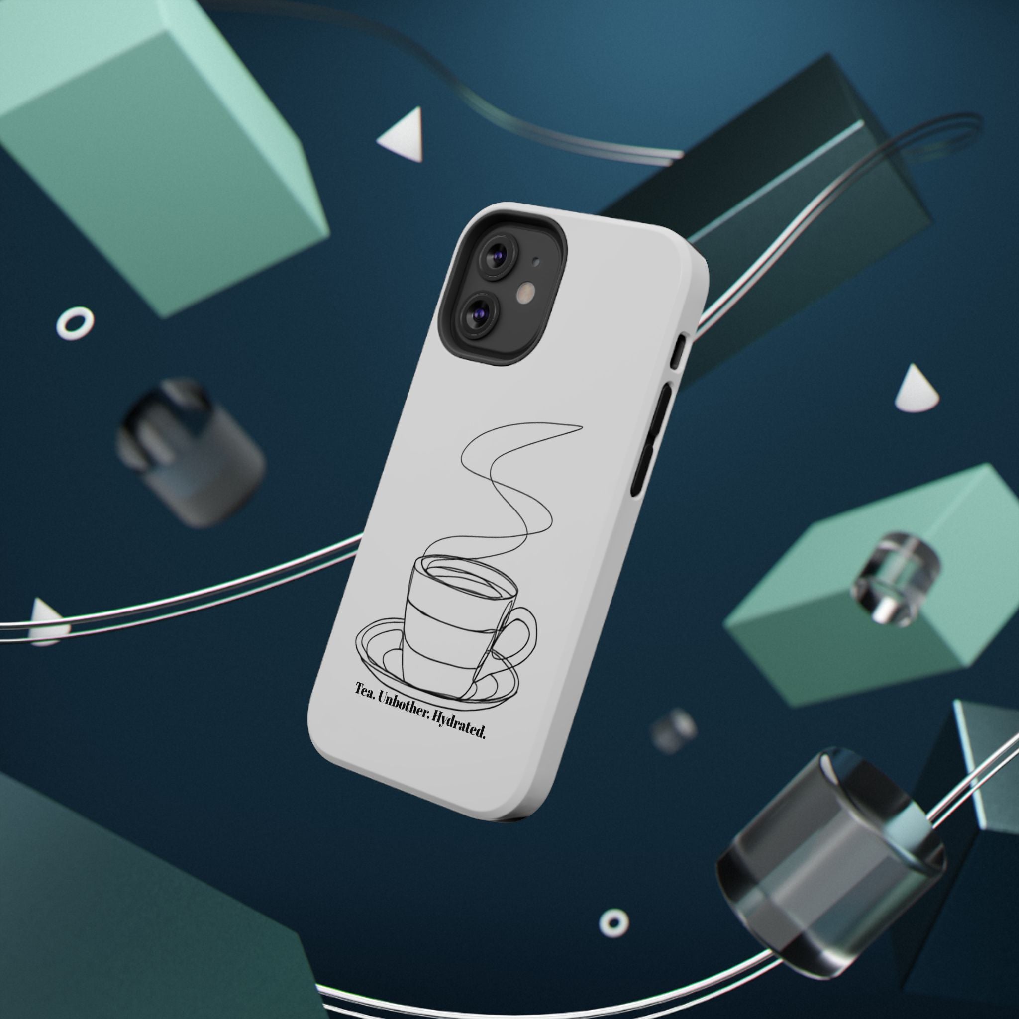 Tea Unbothered Hydrated Phone Case — Impact-Resistant