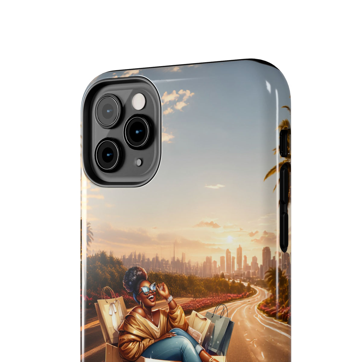 Sunset Roadtrip Tough Phone Case — Relaxed Traveler Design