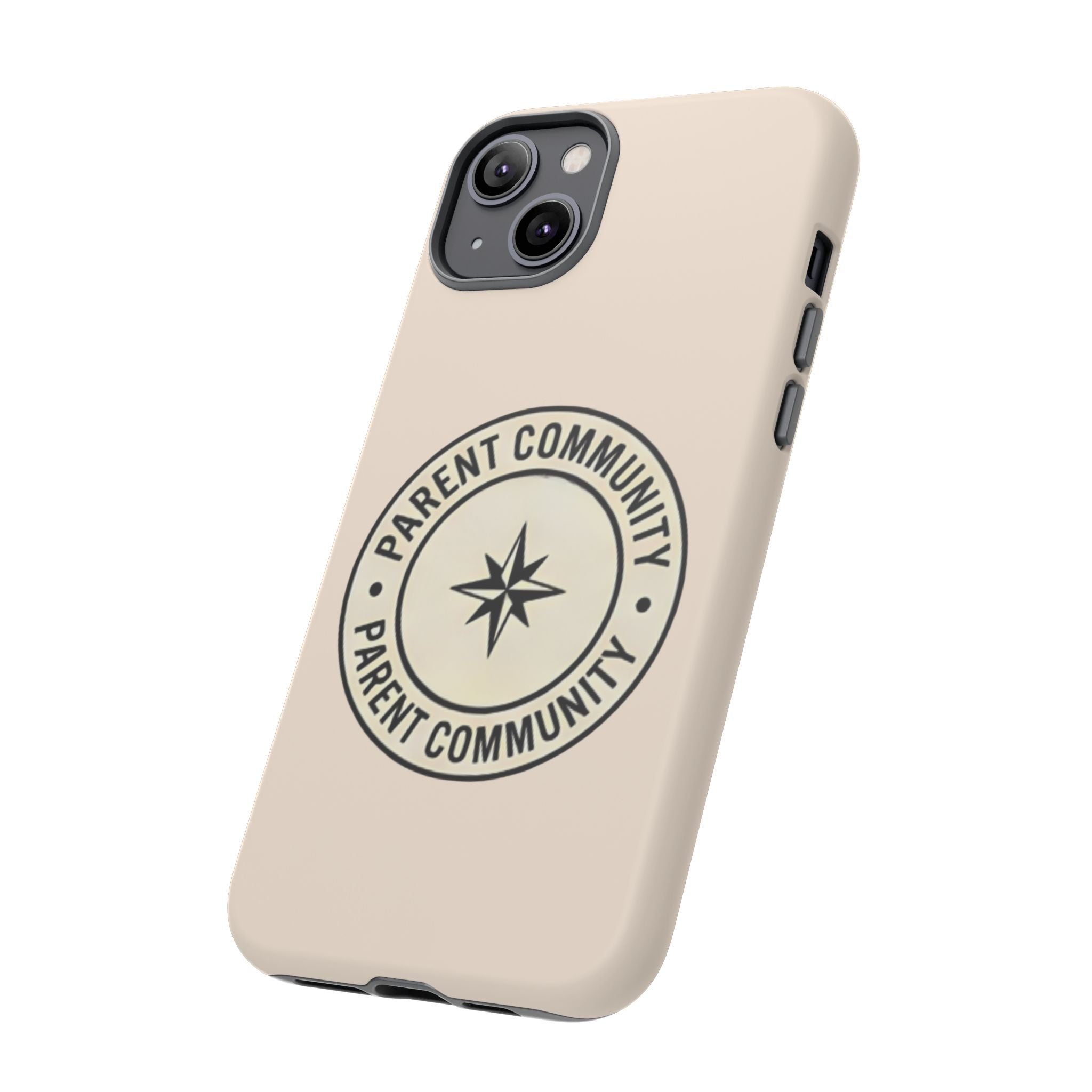 Parent Community Tough Phone Case — Durable Compass Logo Protective Cover