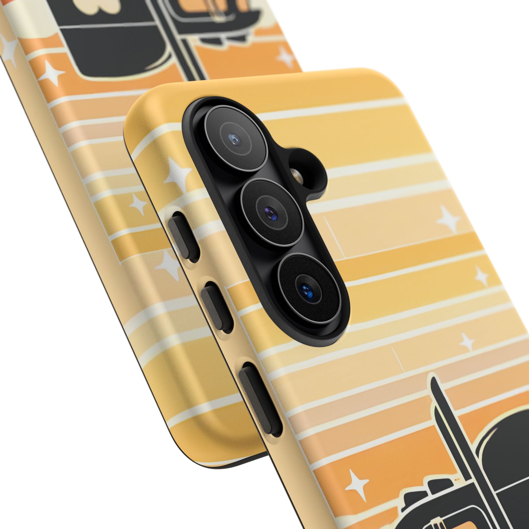 Trucker Heart Phone Case — Retro Semi Truck Protective Phone Cover