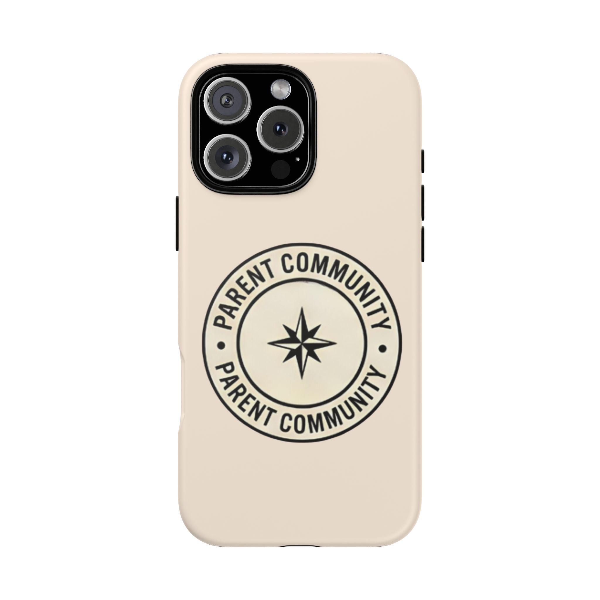 Parent Community Tough Phone Case — Durable Compass Logo Protective Cover