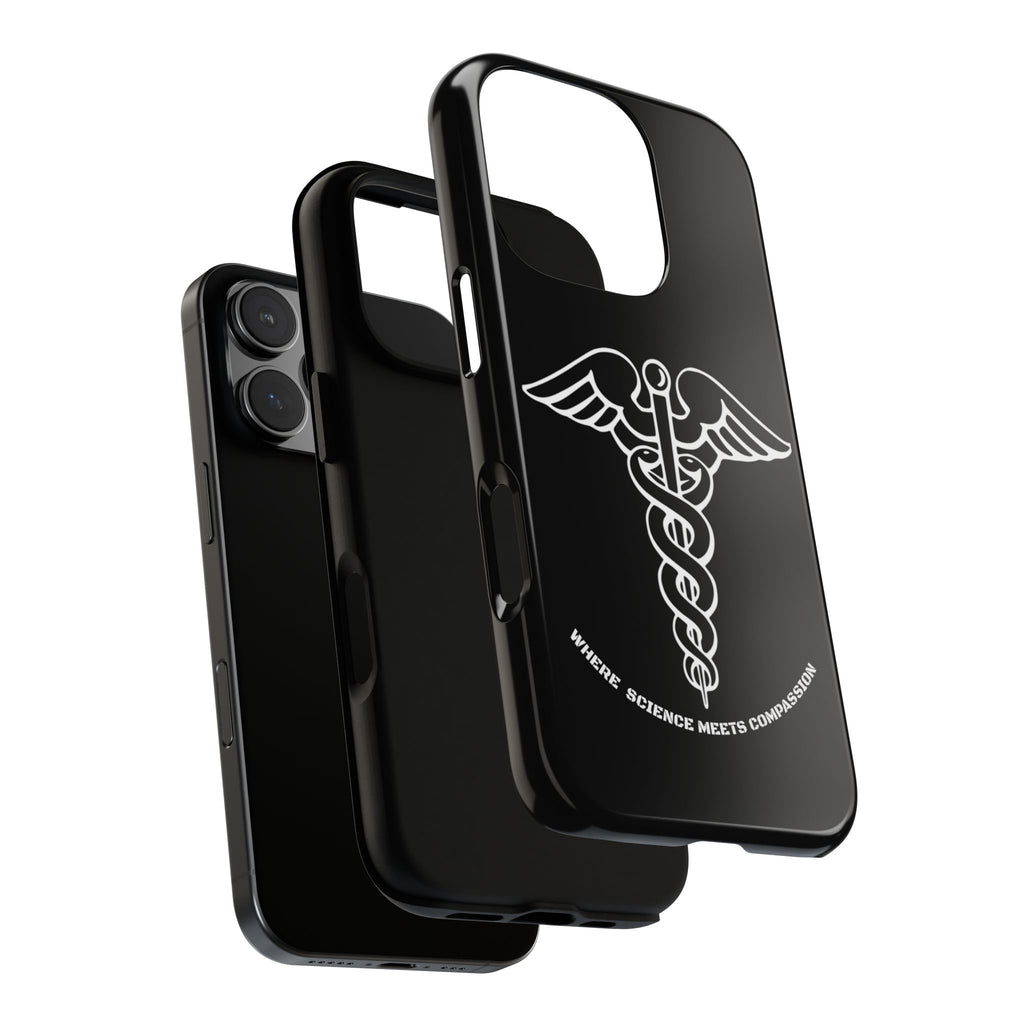 Medical Caduceus Phone Case — "Where Science Meets Compassion" Protective iPhone Cover