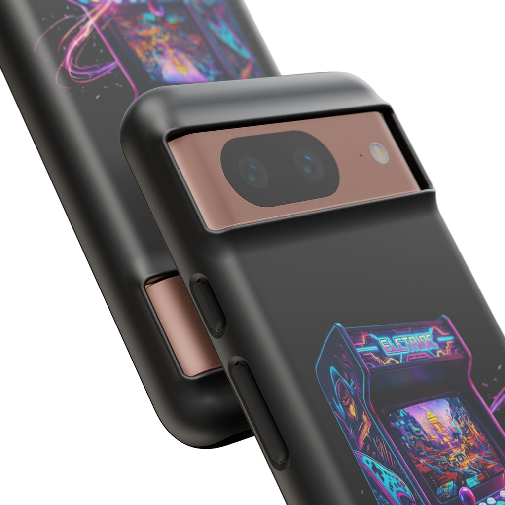 Retro Arcade Phone Case — Neon Gaming Controller Design