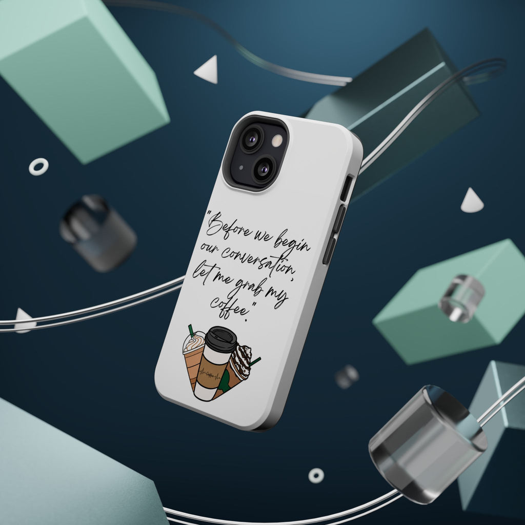 Coffee Quote Magnetic Impact-Resistant Phone Case