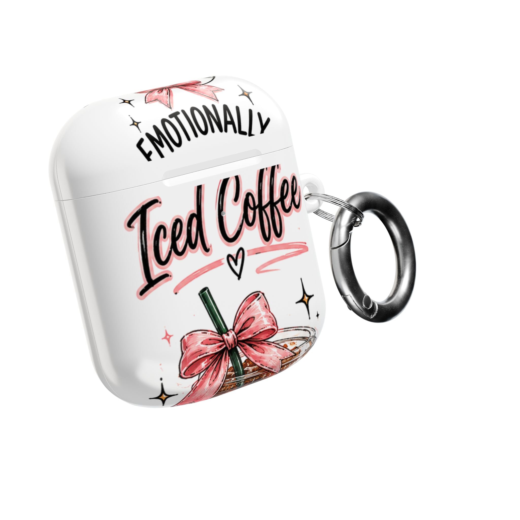 AirPod Case — Iced Coffee Is My Person Cute Graphic Protective Case