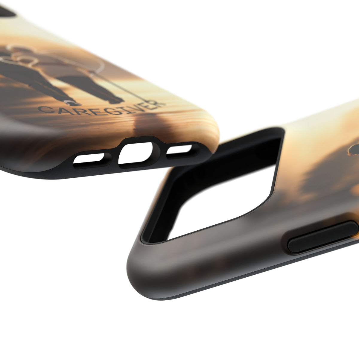 Caregiver Phone Case — Impact-Resistant Protective Case with Heart Design
