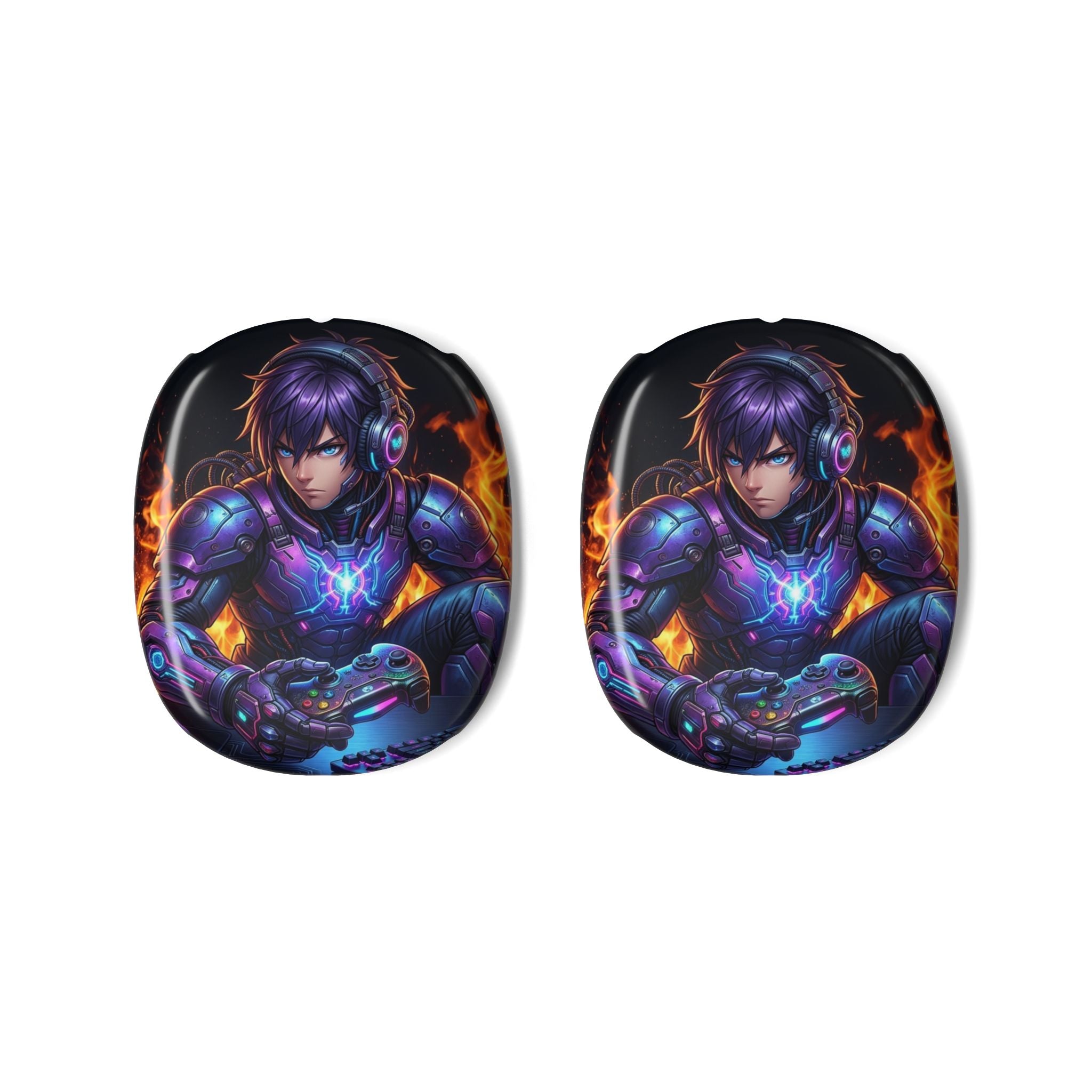 Gamer Cyber Warrior AirPods Max Shell Case