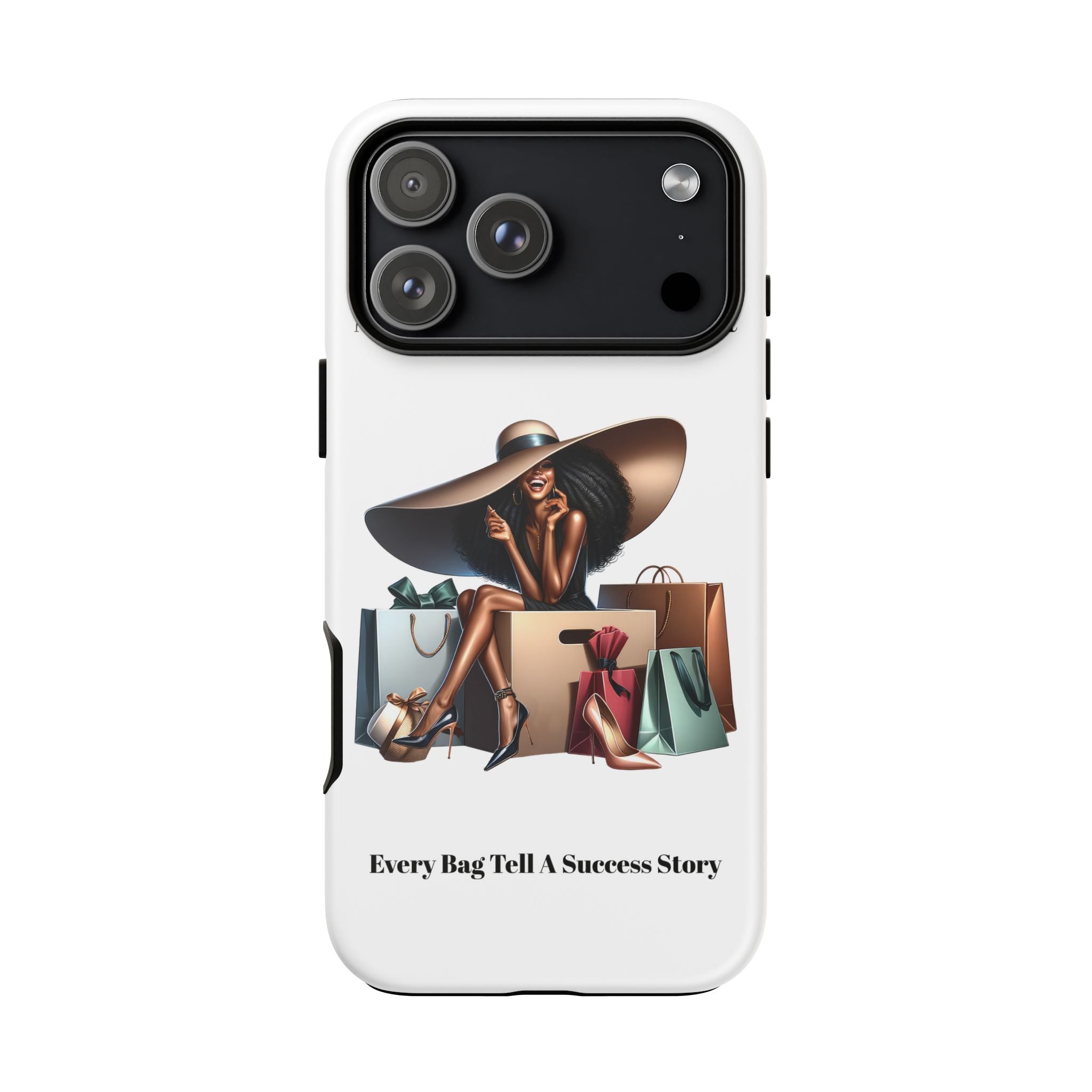 Phone Case - "Manifest It. Earn It. Wear It." Chic Shopper Design