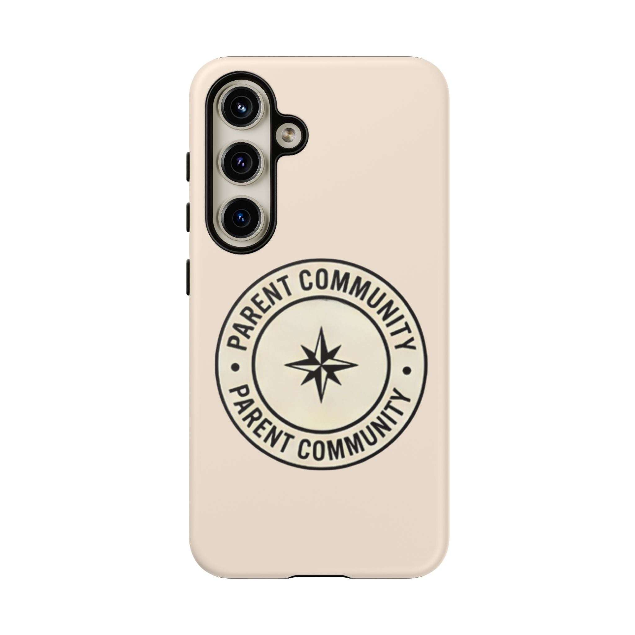 Parent Community Tough Phone Case — Durable Compass Logo Protective Cover