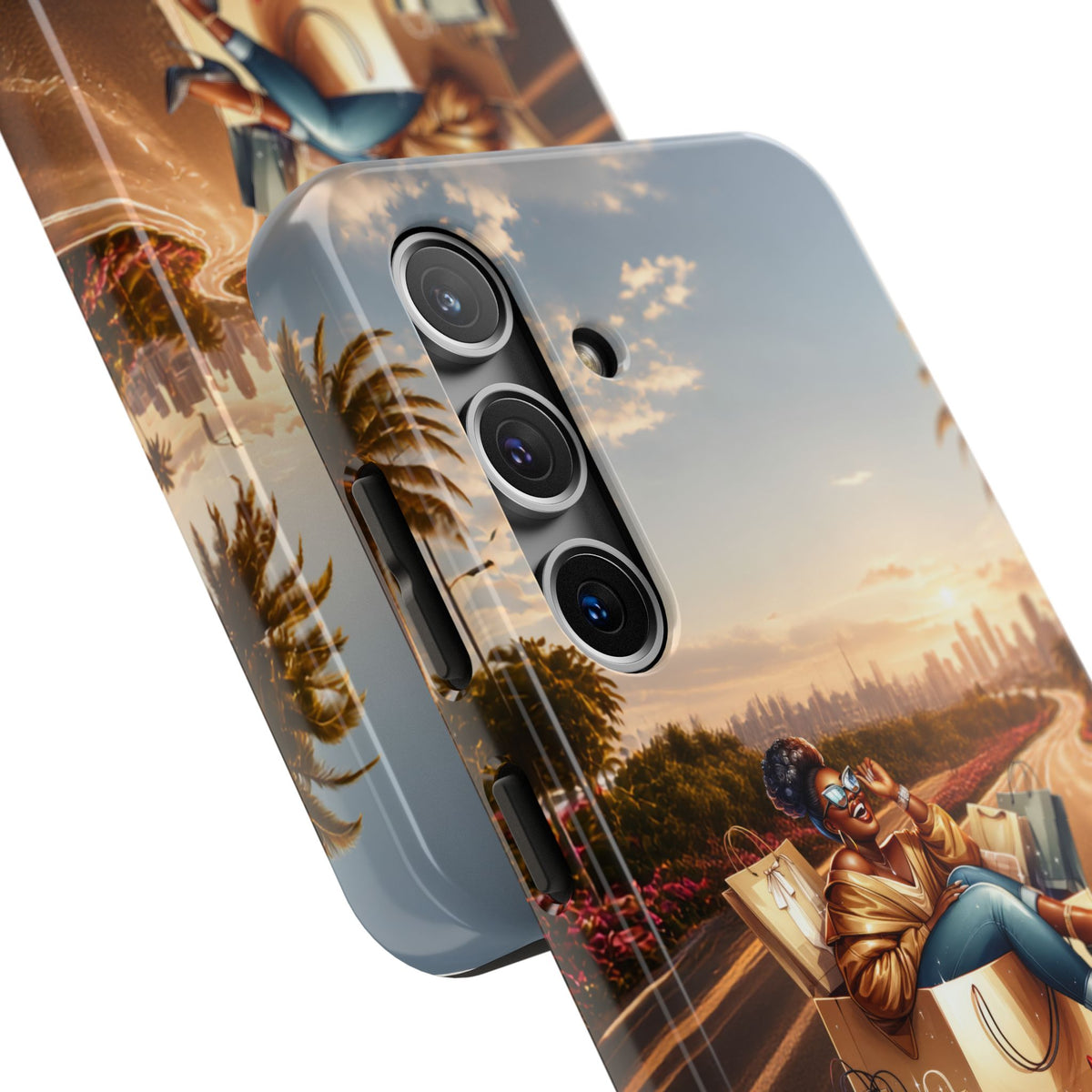 Sunset Roadtrip Tough Phone Case — Relaxed Traveler Design